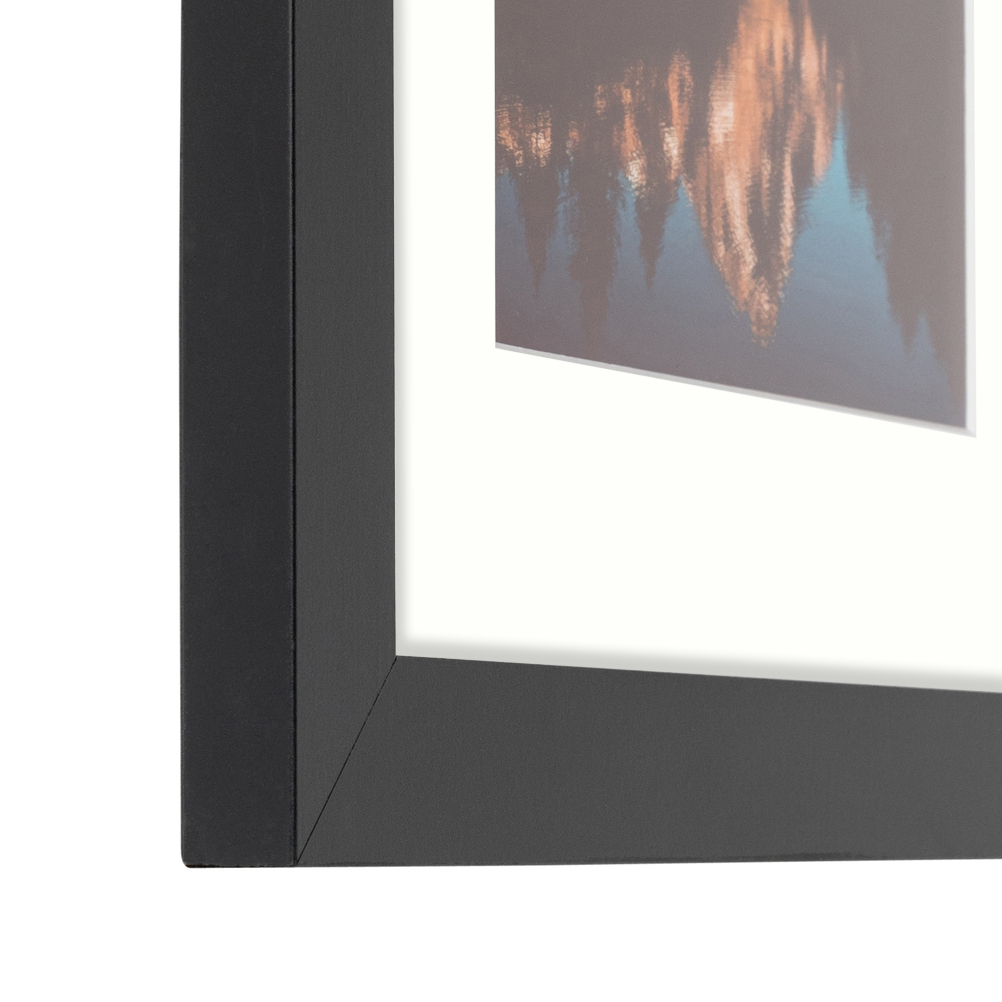 ArtToFrames Bilderrahmen matt 22x28 schwarz mit 2" Passepartout, 18x24 Öffnung 3926 - Bild 453 von 489