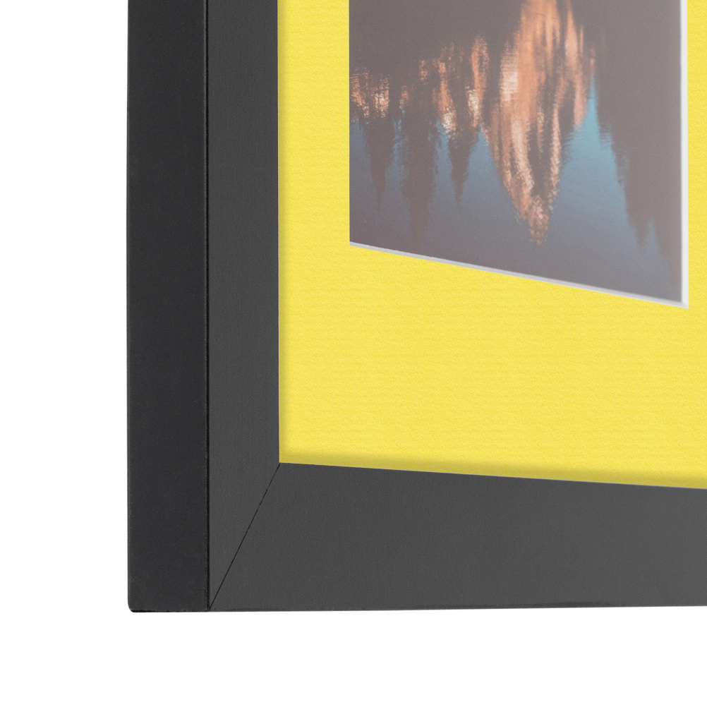 ArtToFrames Bilderrahmen matt 22x28 schwarz mit 2" Passepartout, 18x24 Öffnung 3926 - Bild 485 von 489