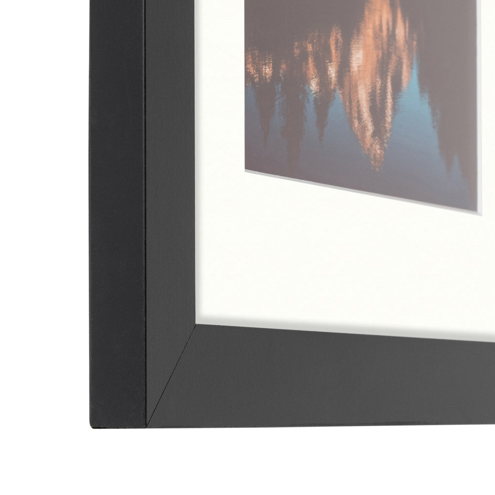 ArtToFrames Bilderrahmen matt 22x28 schwarz mit 2" Passepartout, 18x24 Öffnung 3926 - Bild 469 von 489