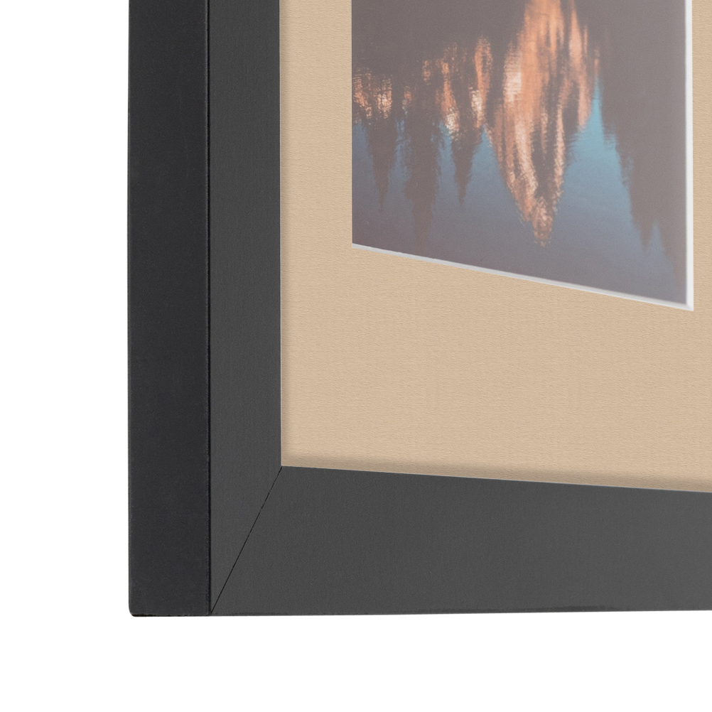 ArtToFrames Bilderrahmen matt 22x28 schwarz mit 2" Passepartout, 18x24 Öffnung 3926 - Bild 149 von 489