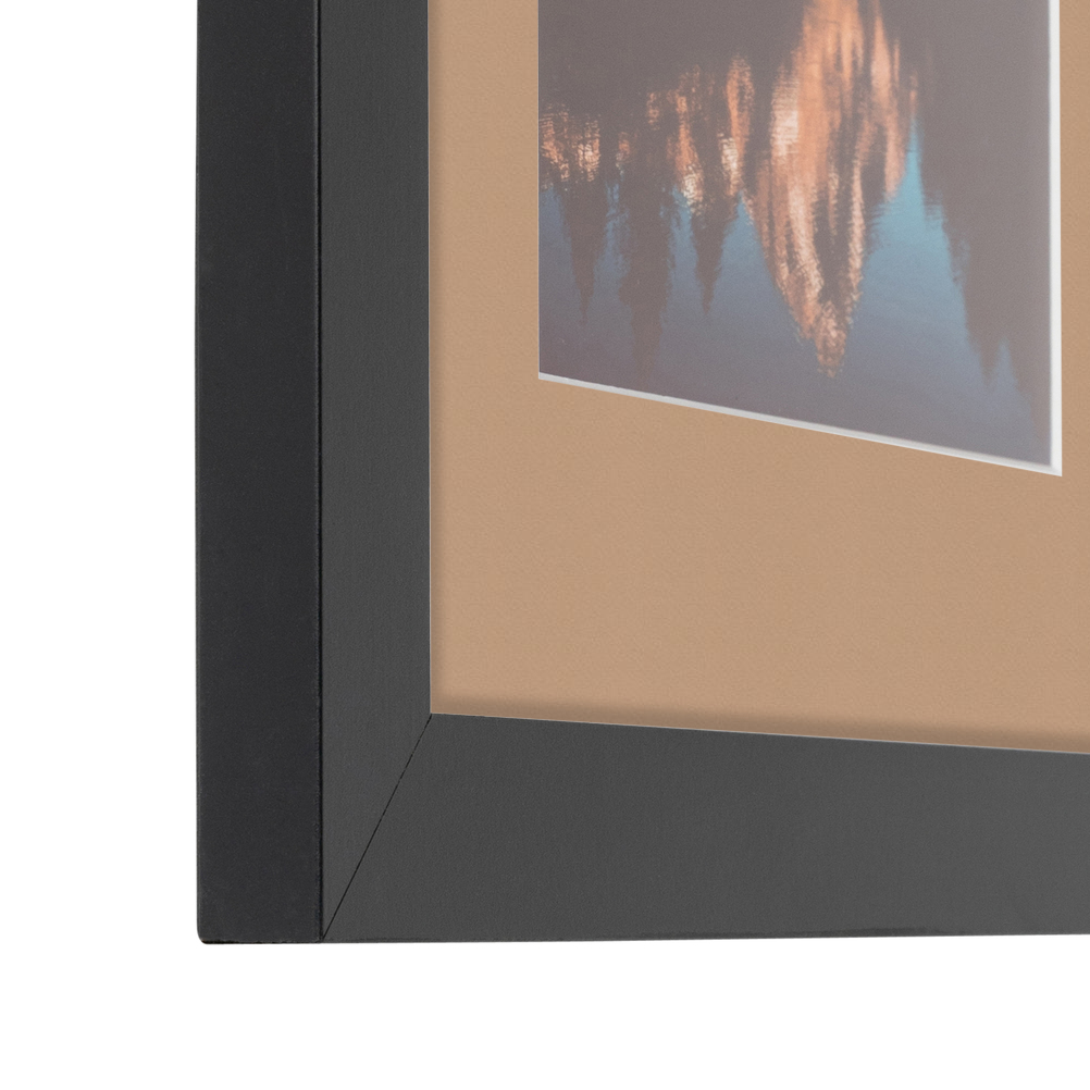ArtToFrames Bilderrahmen matt 22x28 schwarz mit 2" Passepartout, 18x24 Öffnung 3926 - Bild 117 von 489