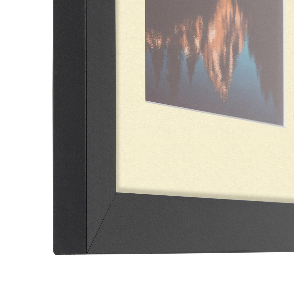 ArtToFrames Bilderrahmen matt 22x28 schwarz mit 2" Passepartout, 18x24 Öffnung 3926 - Bild 277 von 489