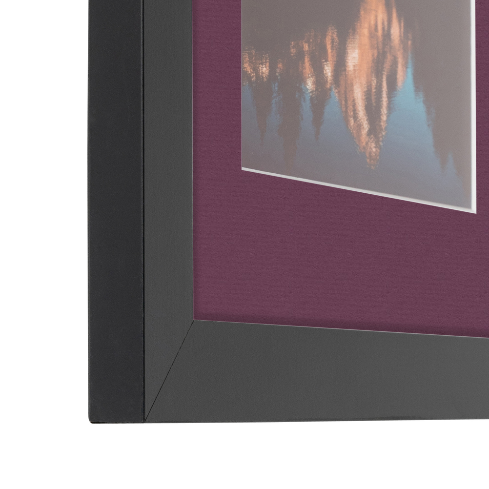 ArtToFrames matt 24x24 schwarzer Bilderrahmen mit 2" Matte, 20x20 Öffnung 3926 - Bild 373 von 489