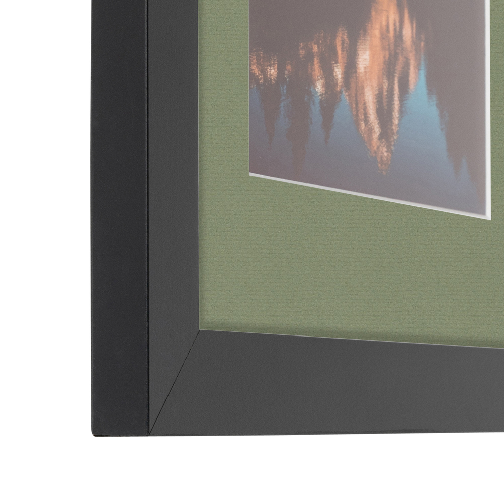 ArtToFrames Bilderrahmen matt 22x28 schwarz mit 2" Passepartout, 18x24 Öffnung 3926 - Bild 189 von 489