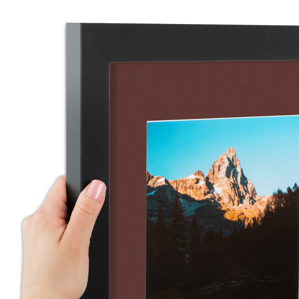 ArtToFrames matt 24x24 schwarzer Bilderrahmen mit 2" Matte, 20x20 Öffnung 3926 - Bild 350 von 489