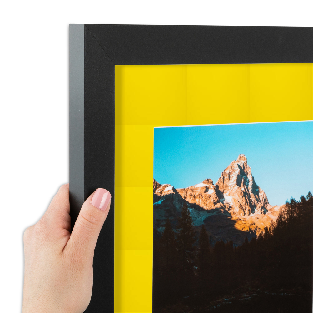 ArtToFrames matt 24x24 schwarzer Bilderrahmen mit 2" Matte, 20x20 Öffnung 3926 - Bild 486 von 489
