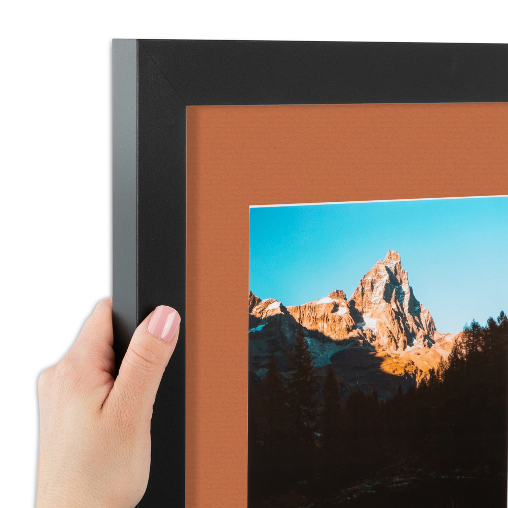ArtToFrames matt 24x24 schwarzer Bilderrahmen mit 2" Matte, 20x20 Öffnung 3926 - Bild 358 von 489