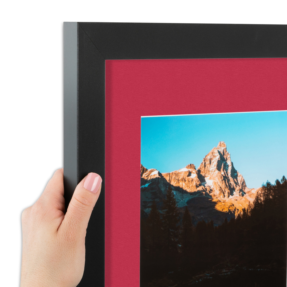 ArtToFrames matt 24x24 schwarzer Bilderrahmen mit 2" Matte, 20x20 Öffnung 3926 - Bild 366 von 489