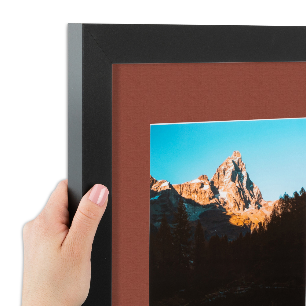ArtToFrames matt 24x24 schwarzer Bilderrahmen mit 2" Matte, 20x20 Öffnung 3926 - Bild 110 von 489