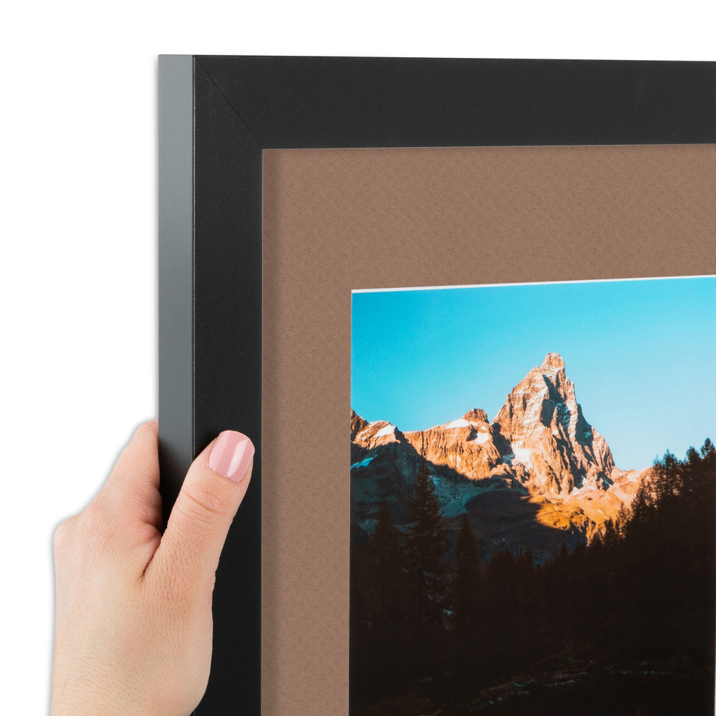 ArtToFrames matt 24x24 schwarzer Bilderrahmen mit 2" Matte, 20x20 Öffnung 3926 - Bild 142 von 489