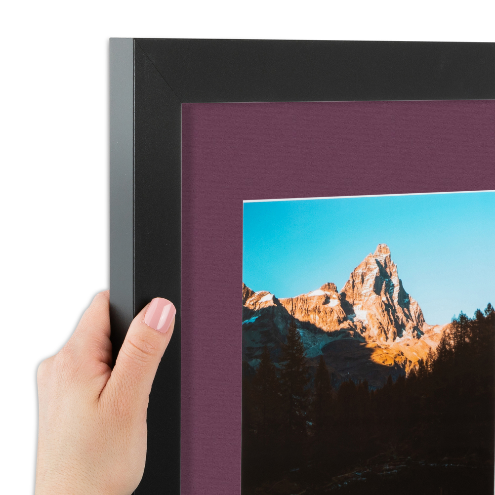 ArtToFrames matt 24x24 schwarzer Bilderrahmen mit 2" Matte, 20x20 Öffnung 3926 - Bild 374 von 489