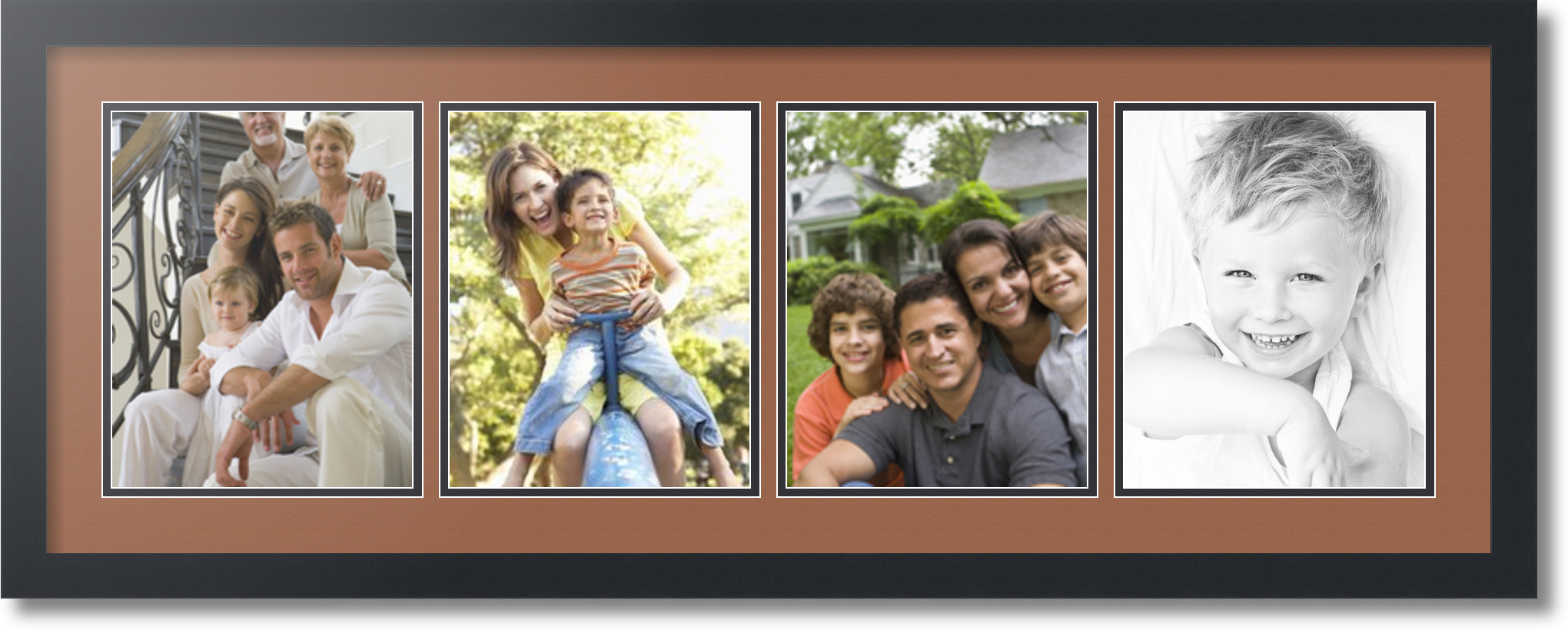 ArtToFrames Collage Mat Picture Photo Frame - 4 8x10