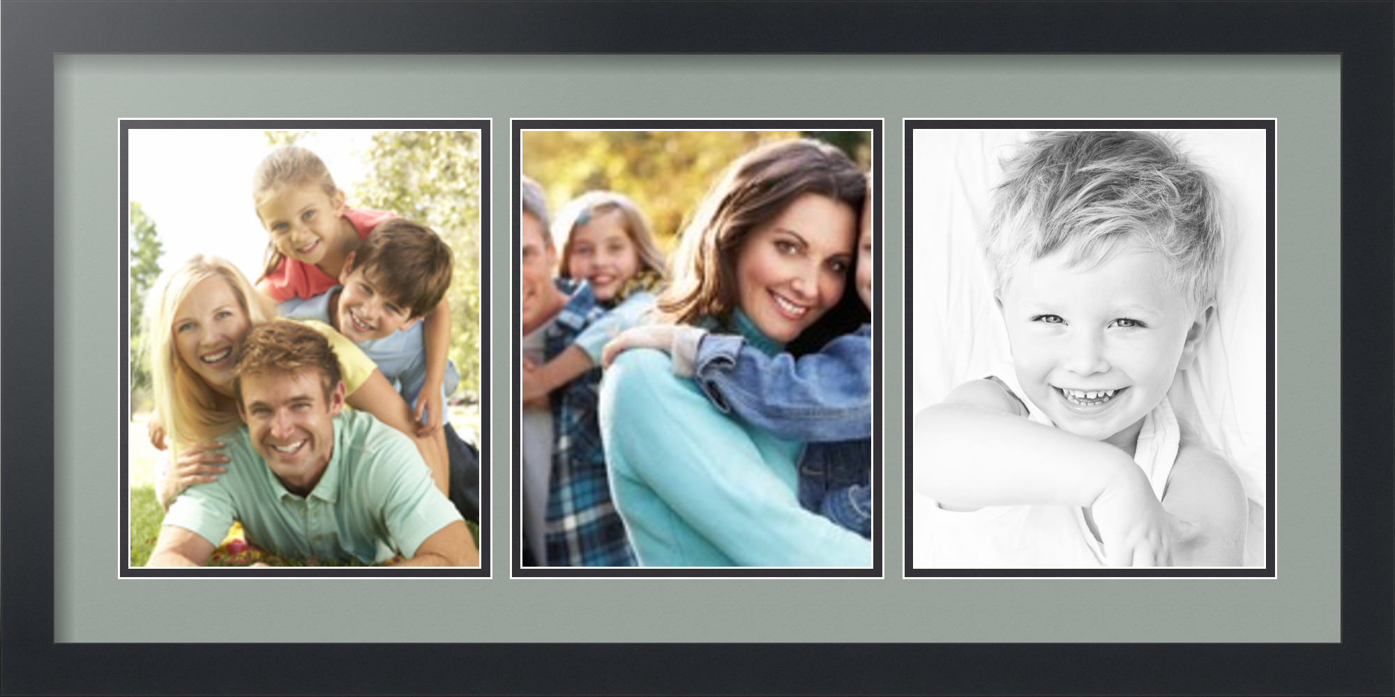 ArtToFrames Collage Mat Picture Photo Frame - 3 8x10