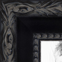 ArtToFrames Custom Picture Poster Frame Black on Red Oak .75 Wide Wood