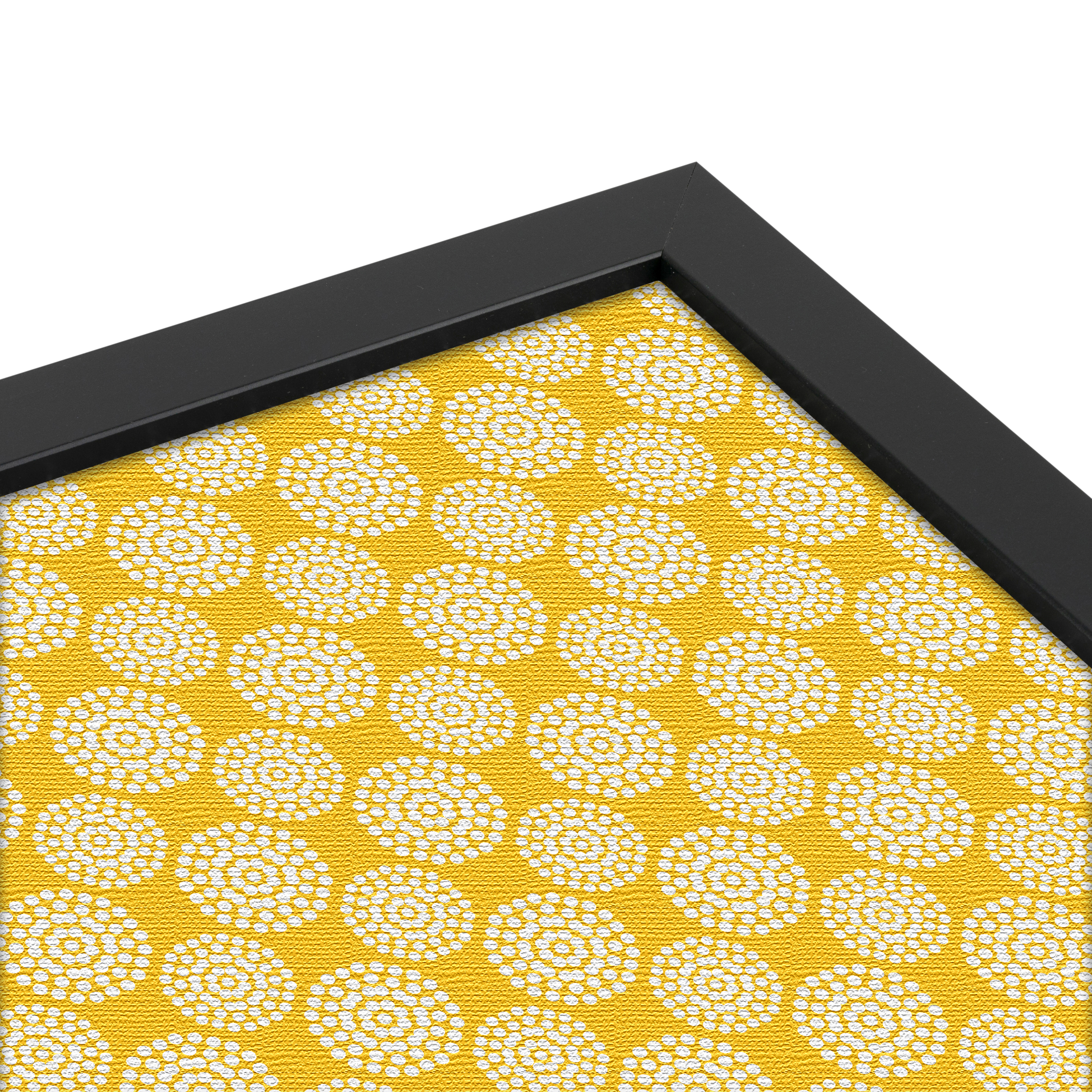 ArtToFrames Custom Cork Bulletin Board Floral Framed in Satin Black - Picture 25 of 48