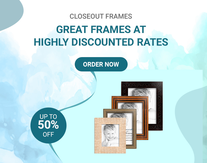 Clearance Picture Frames - 50% Off! 