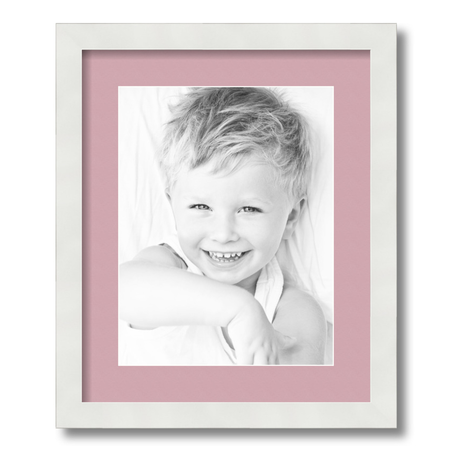 ArtToFrames Matted 14x17 White Picture Frame with 2" Mat, 10x13 Opening 3966