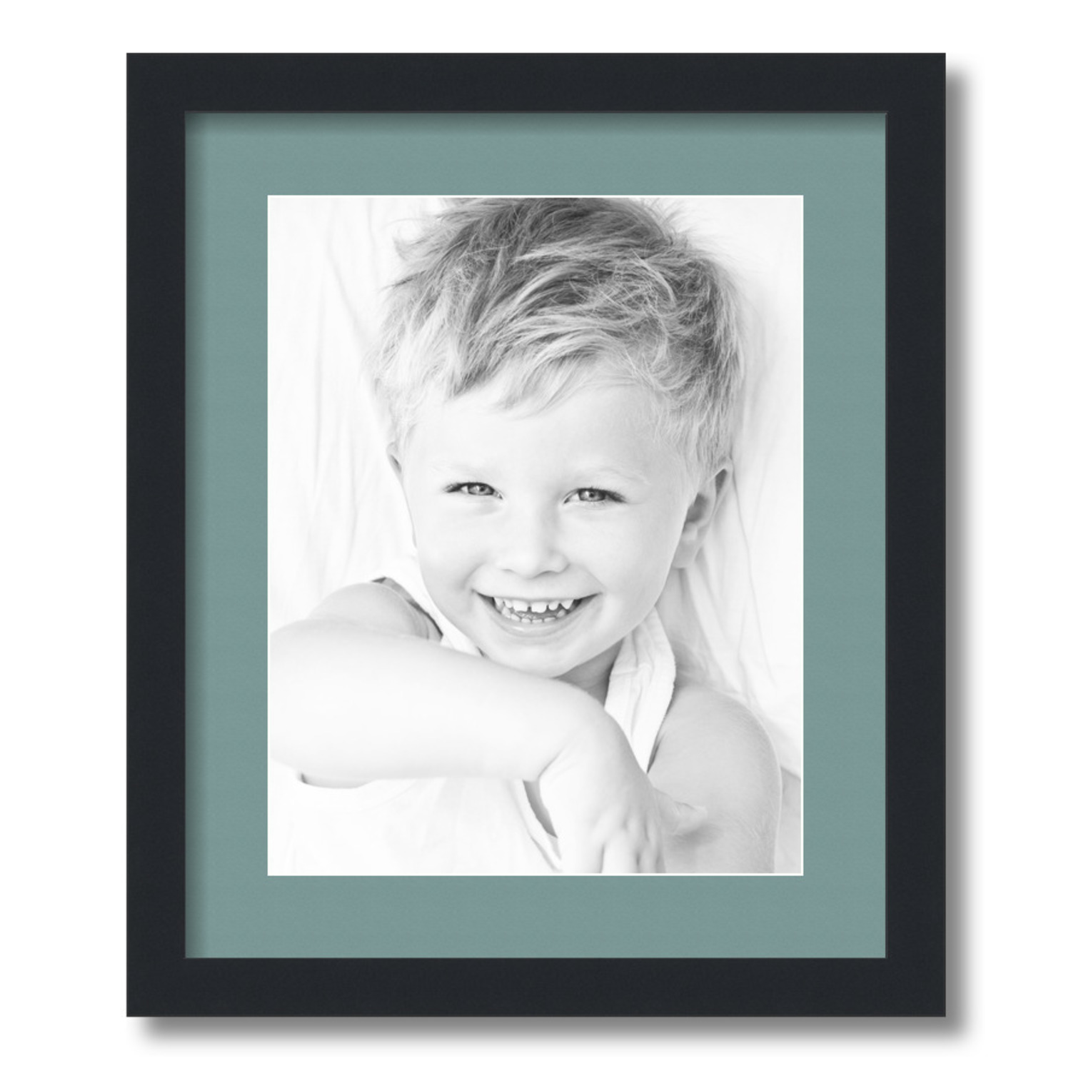 ArtToFrames Matted 15x18 Black Picture Frame with 2" Mat, 11x14 Opening 3926