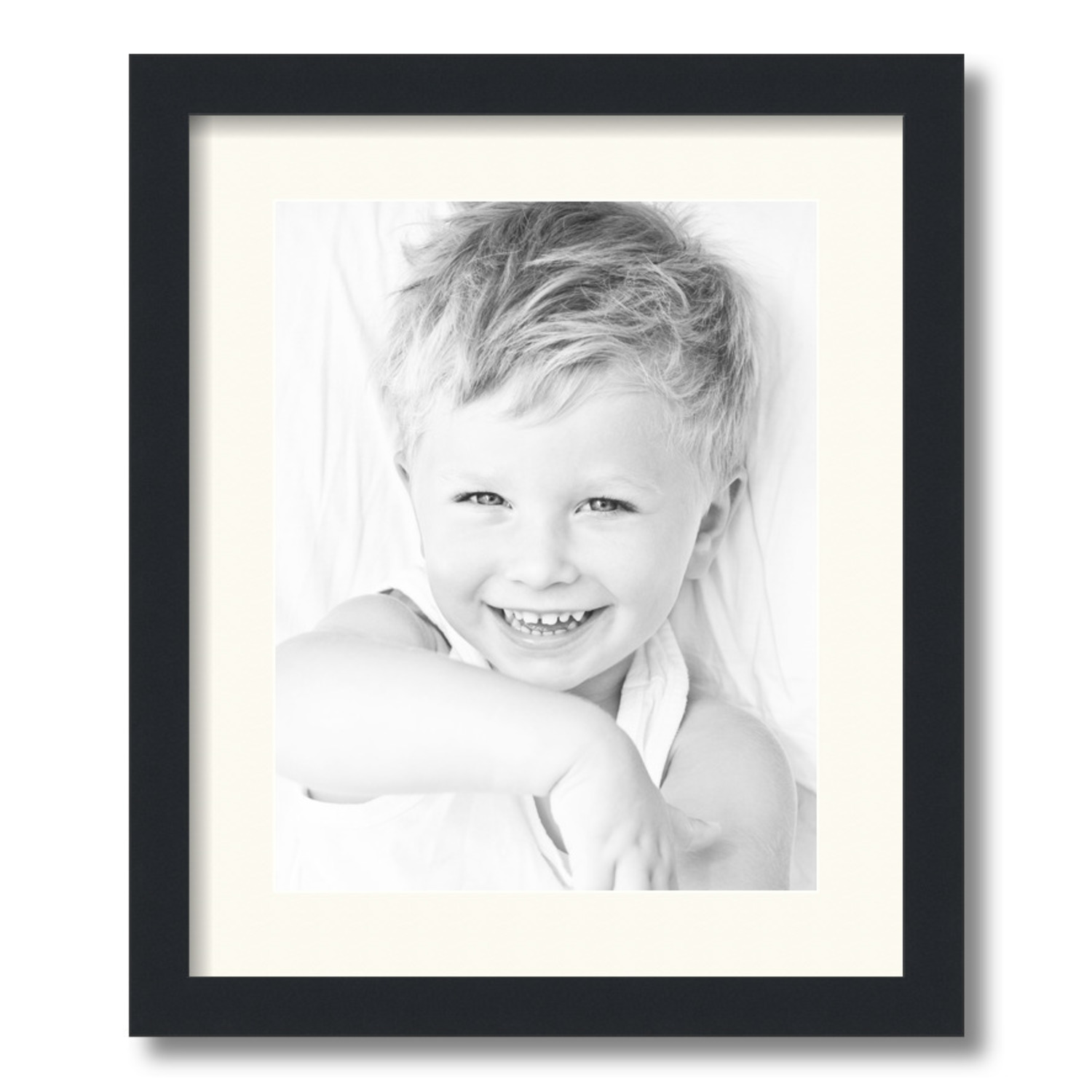 ArtToFrames Matted 15x18 Black Picture Frame with 2" Mat, 11x14 Opening 3926