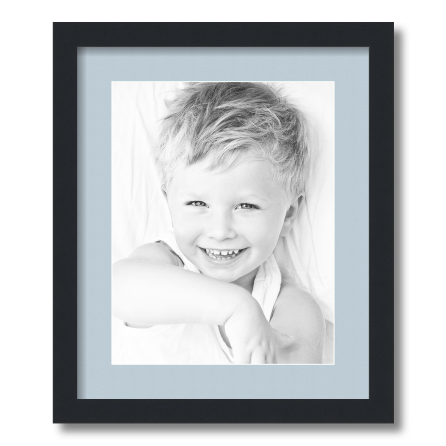 ArtToFrames Matted 15x18 Black Picture Frame with 2" Mat, 11x14 Opening 3926