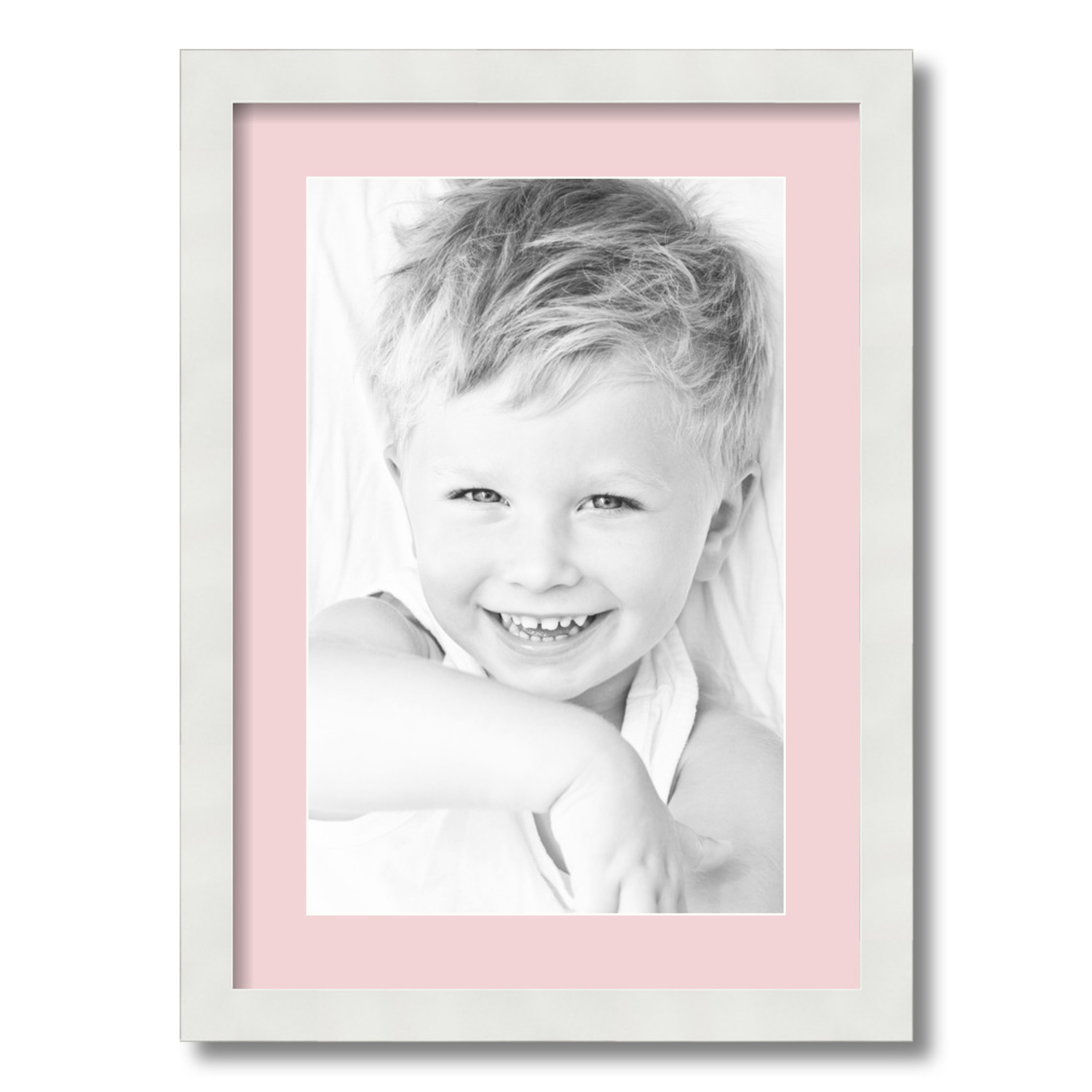 ArtToFrames Matted 15x21 White Picture Frame with 2" Mat, 11x17 Opening 3966