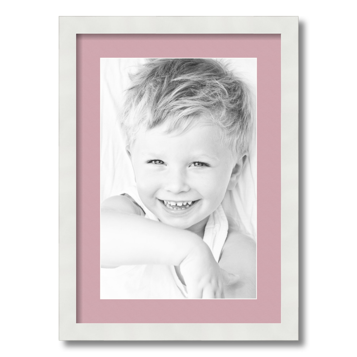 ArtToFrames Matted 15x21 White Picture Frame with 2" Mat, 11x17 Opening 3966