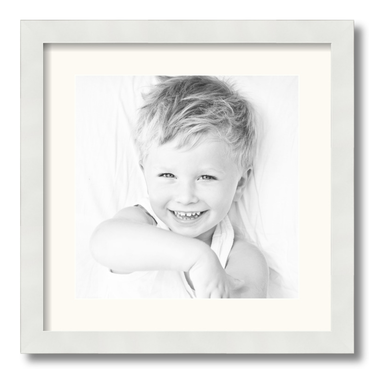 ArtToFrames Matted 16x16 White Picture Frame with 2" Mat, 12x12 Opening 3966 - Picture 474 of 489