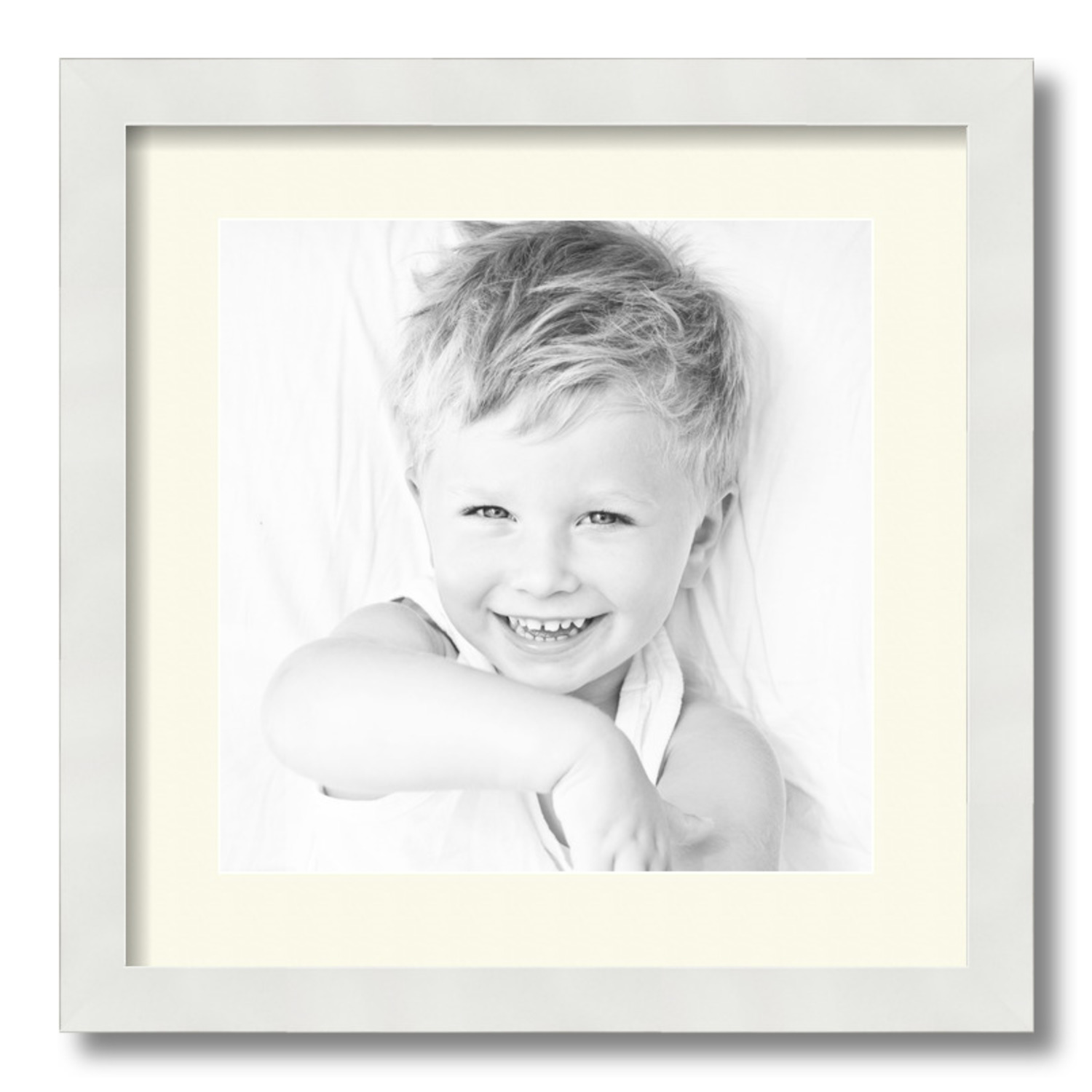 ArtToFrames Matted 16x16 White Picture Frame with 2" Mat, 12x12 Opening 3966 - Picture 402 of 489