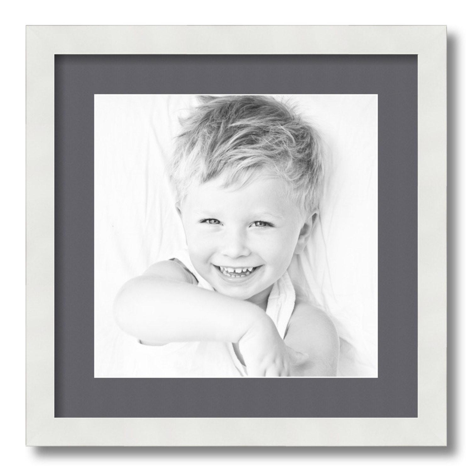ArtToFrames Matted 16x16 White Picture Frame with 2" Mat, 12x12 Opening 3966 - Picture 234 of 489