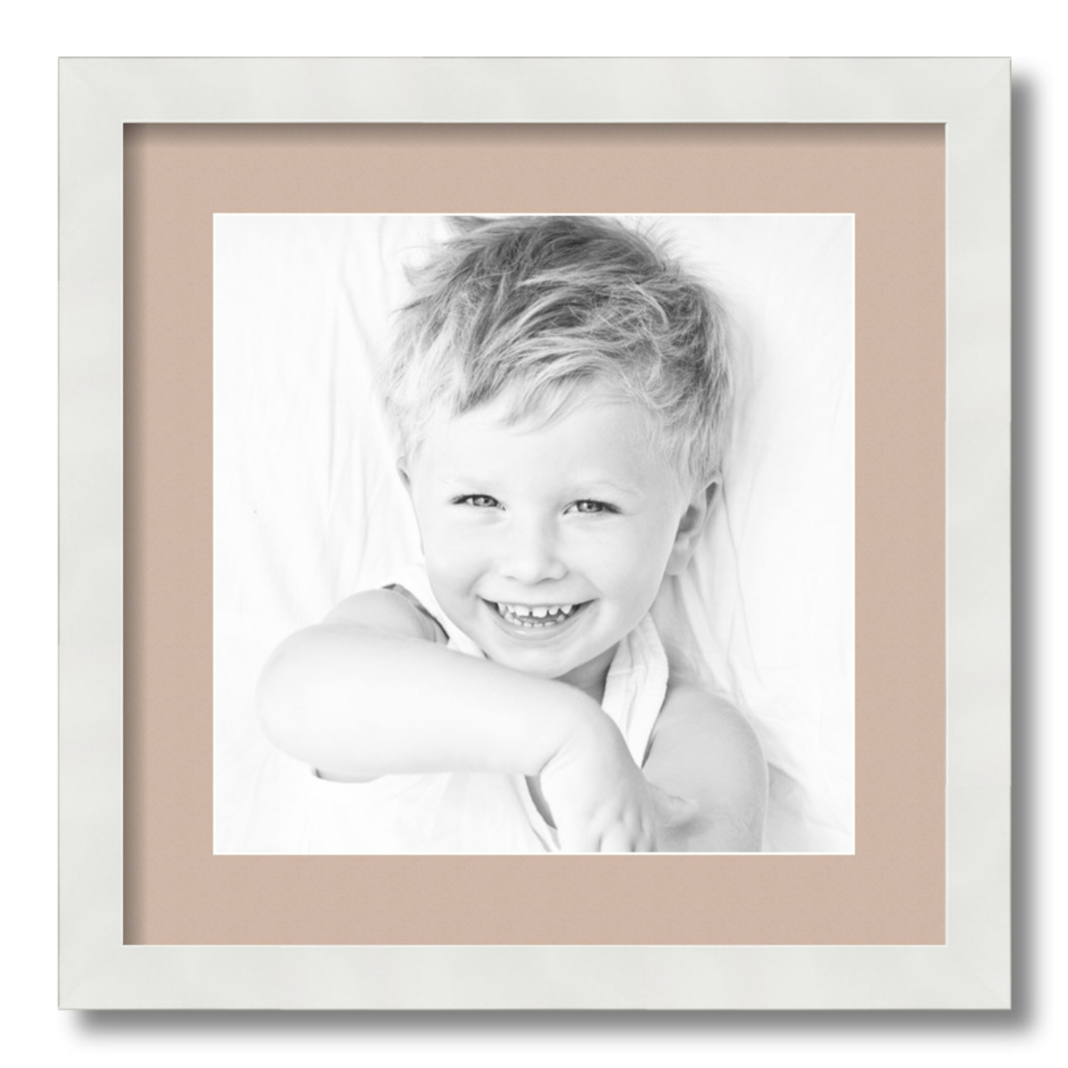 ArtToFrames Matted 16x16 White Picture Frame with 2" Mat, 12x12 Opening 3966 - Picture 226 of 489