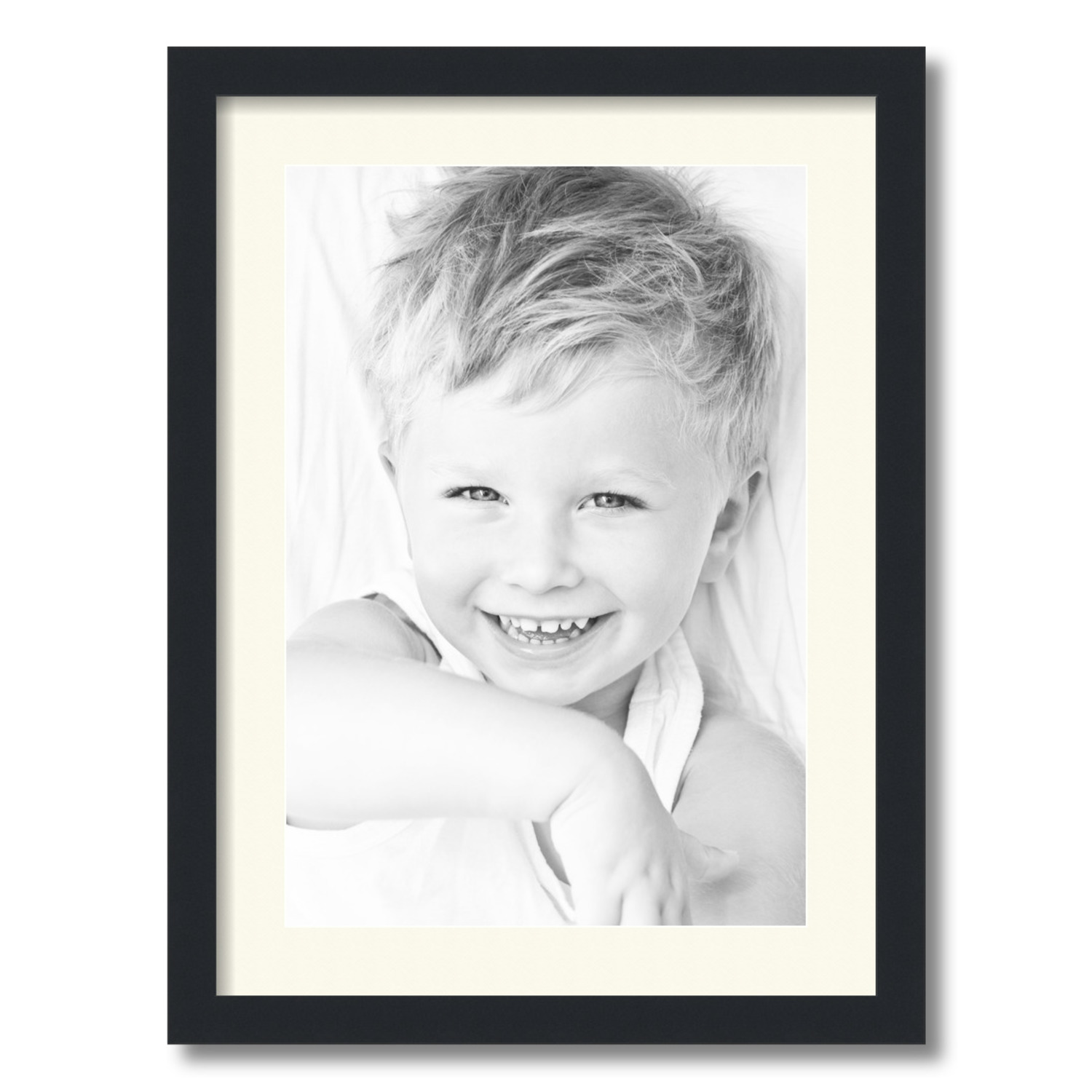 ArtToFrames Matted 17x23 Black Picture Frame with 2" Mat, 13x19 Opening 3926