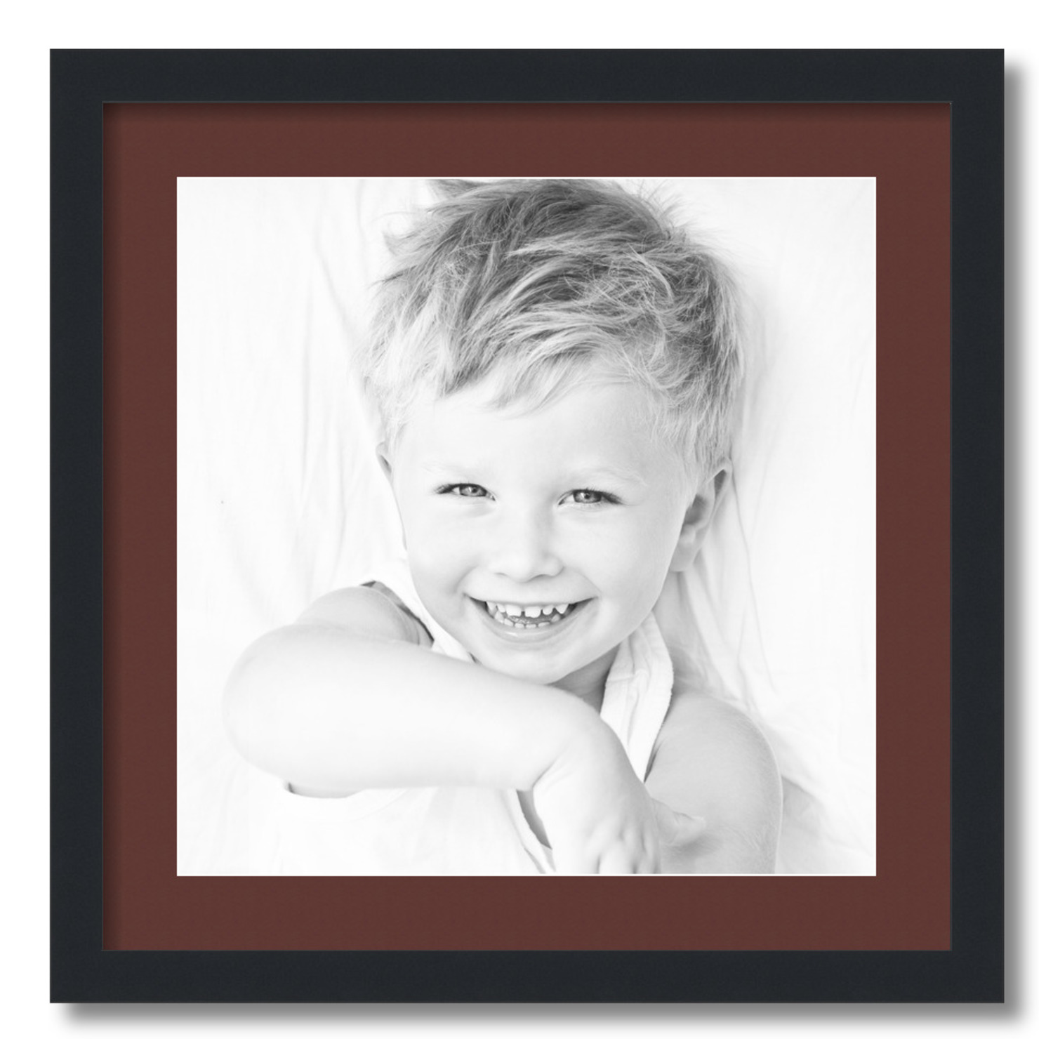 ArtToFrames Matted 20x20 Black Picture Frame with 2" Mat, 16x16 Opening 3926 - Picture 346 of 489