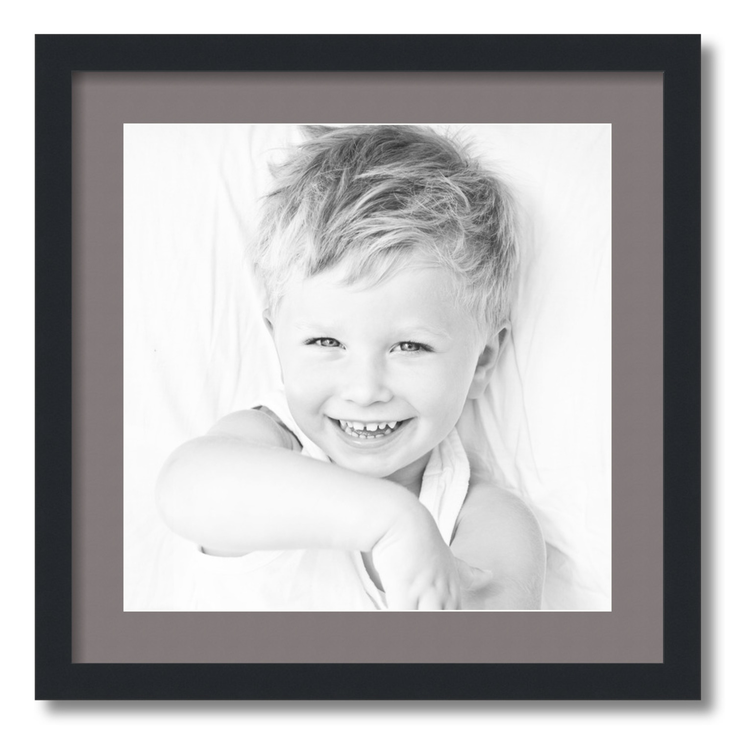 ArtToFrames Matted 20x20 Black Picture Frame with 2" Mat, 16x16 Opening 3926 - Picture 242 of 489