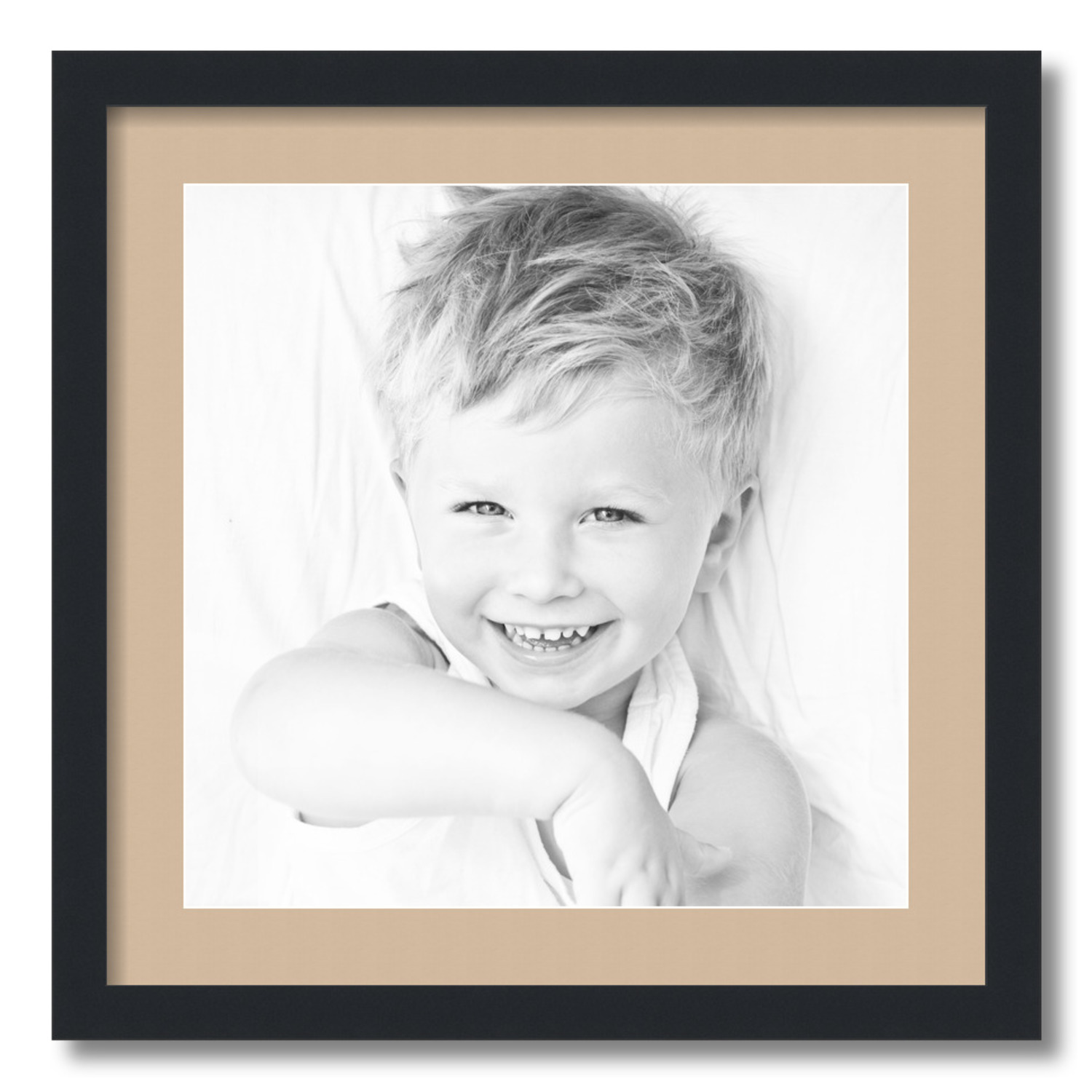 ArtToFrames Matted 20x20 Black Picture Frame with 2" Mat, 16x16 Opening 3926 - Picture 146 of 489