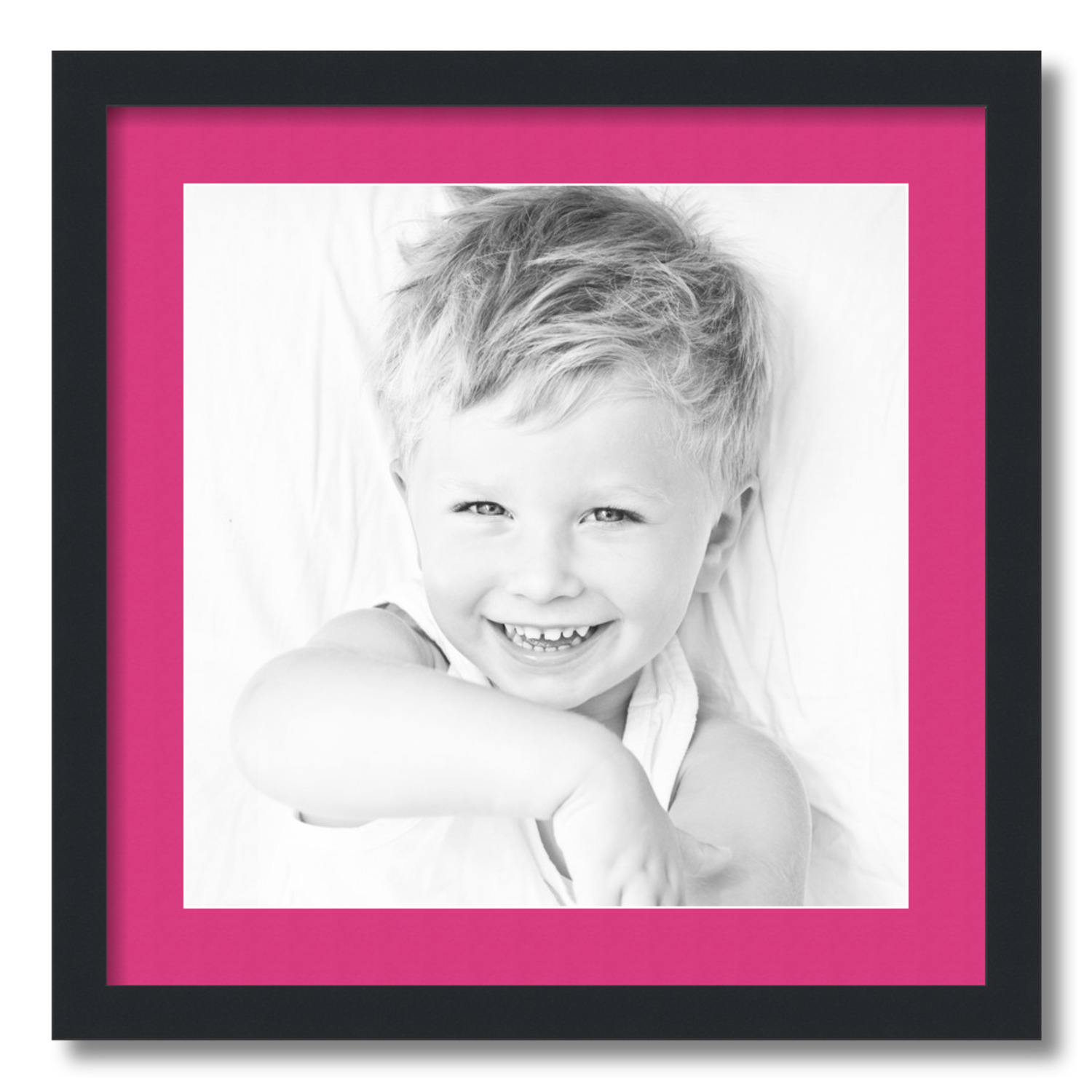 ArtToFrames Matted 20x20 Black Picture Frame with 2" Mat, 16x16 Opening 3926 - Picture 322 of 489