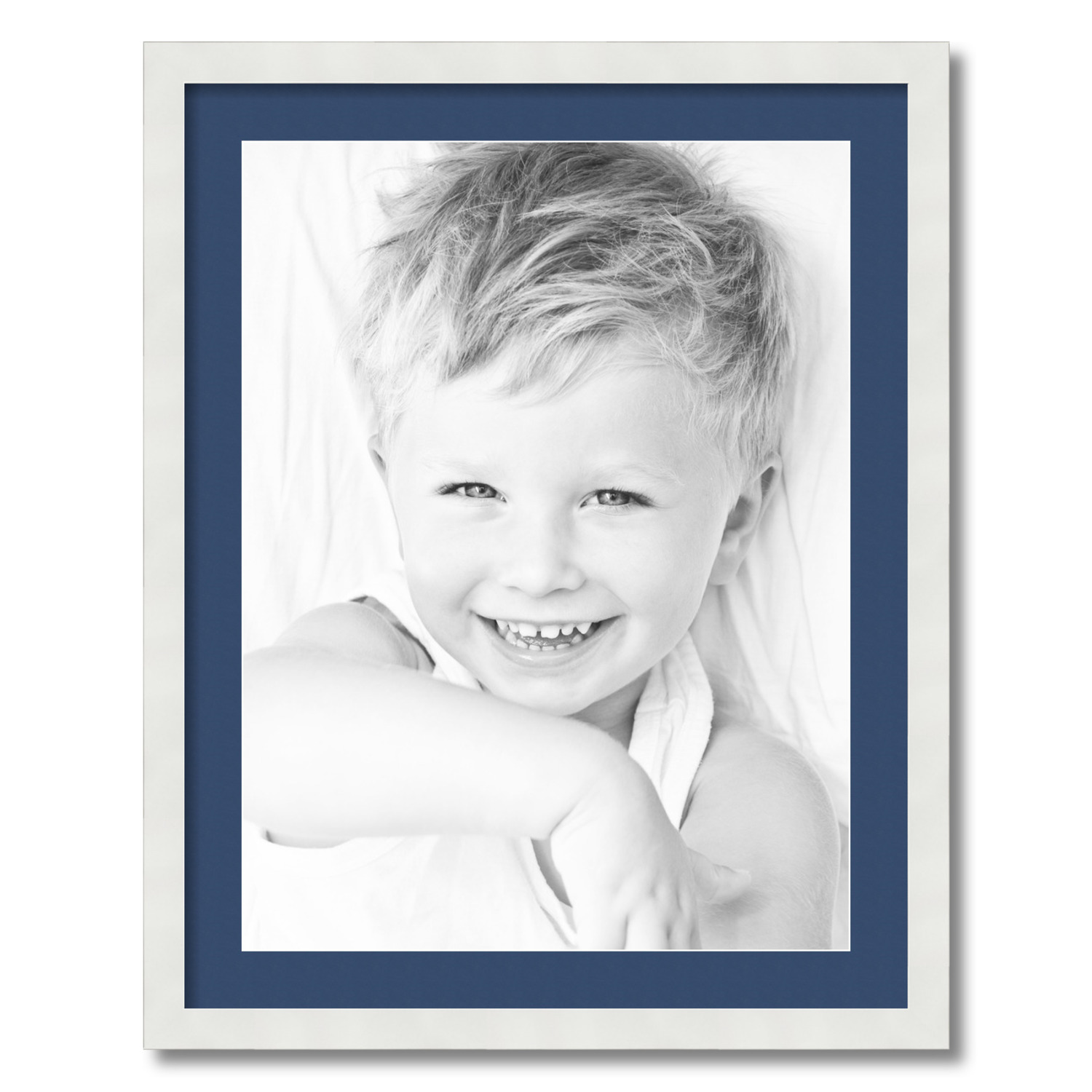 ArtToFrames Matted 22x28 White Picture Frame with 2" Mat, 18x24 Opening 3966