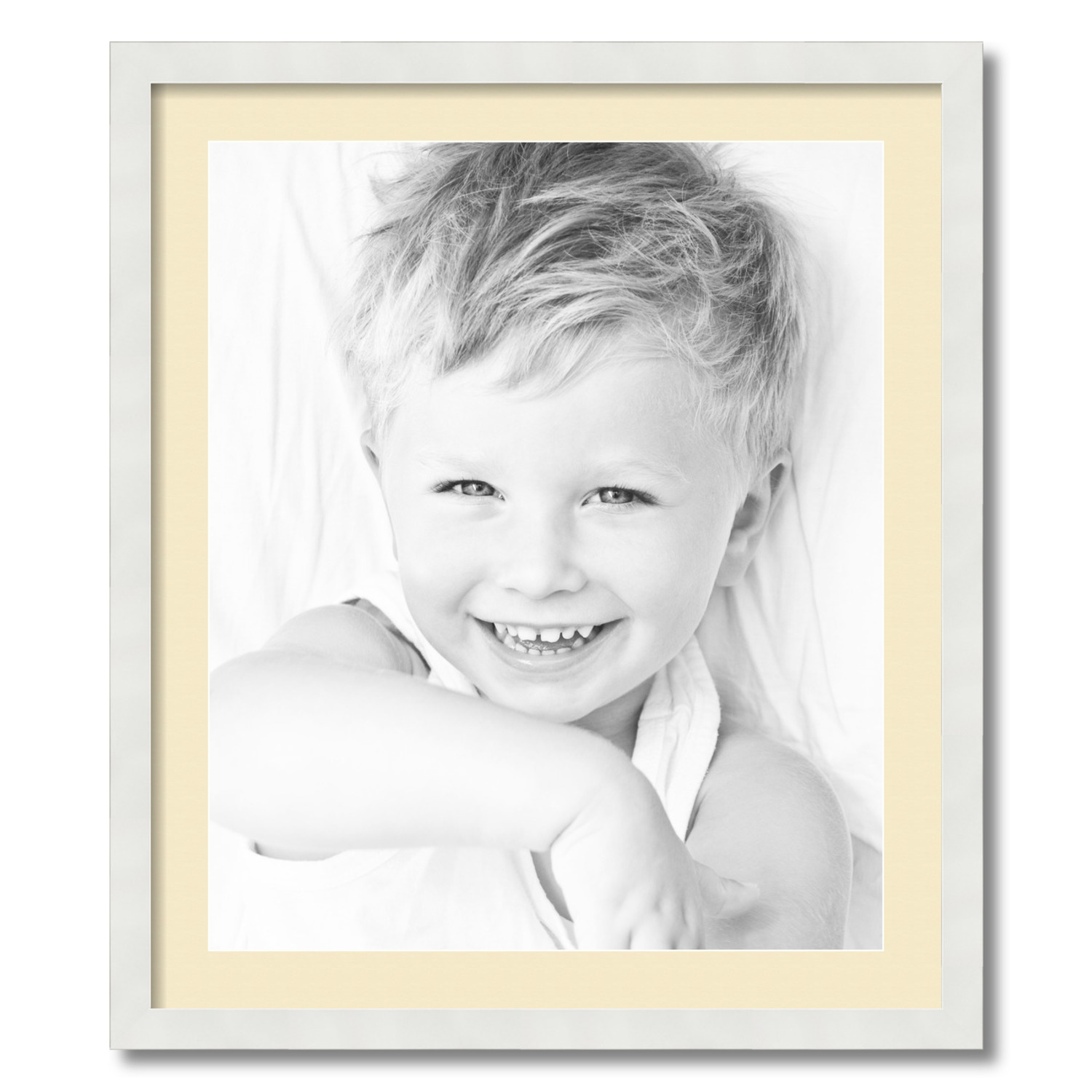 ArtToFrames Matted 24x28 White Picture Frame with 2" Mat, 20x24 Opening 3966