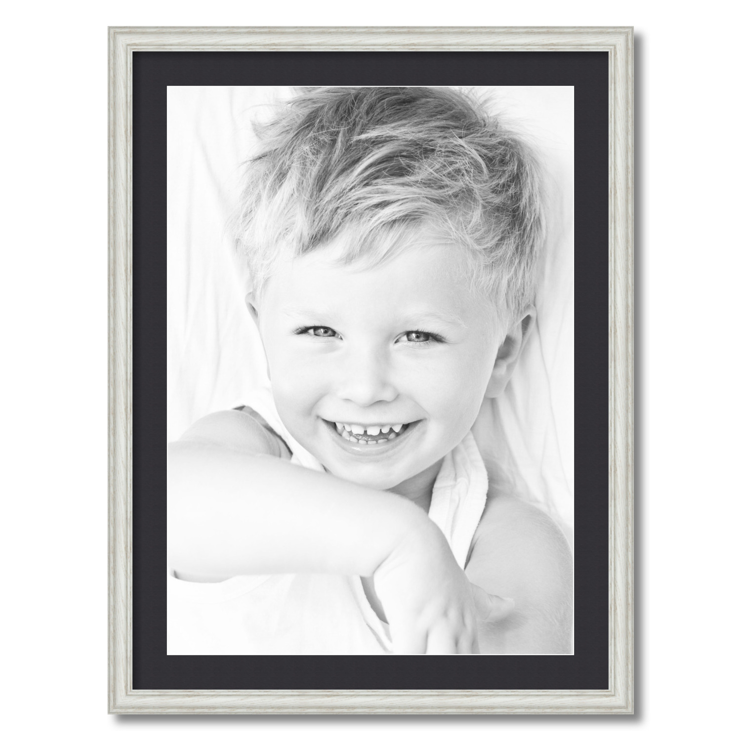 ArtToFrames Matted 24x32 White Picture Frame with 2" Mat, 20x28 Opening 4098