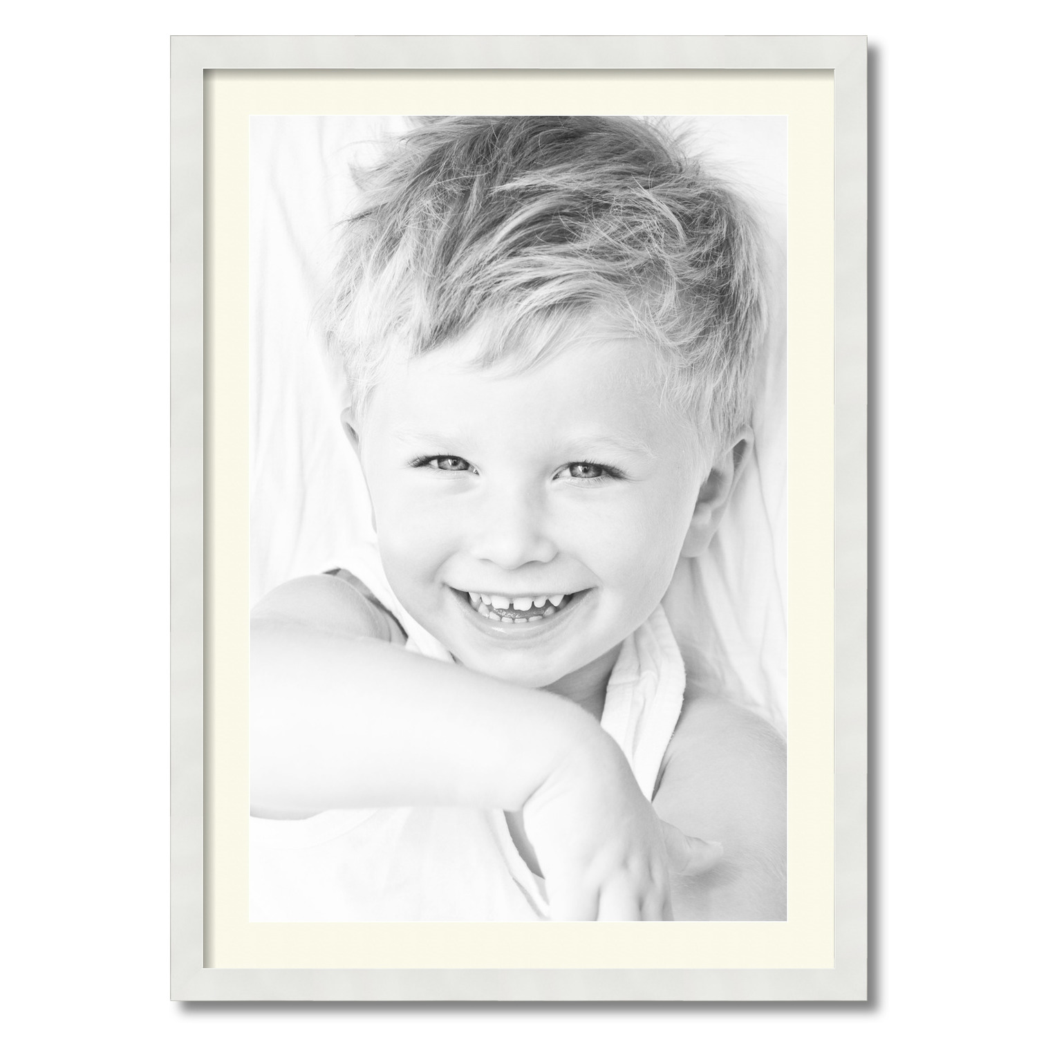 ArtToFrames Matted 24x34 White Picture Frame with 2" Mat, 20x30 Opening 3966