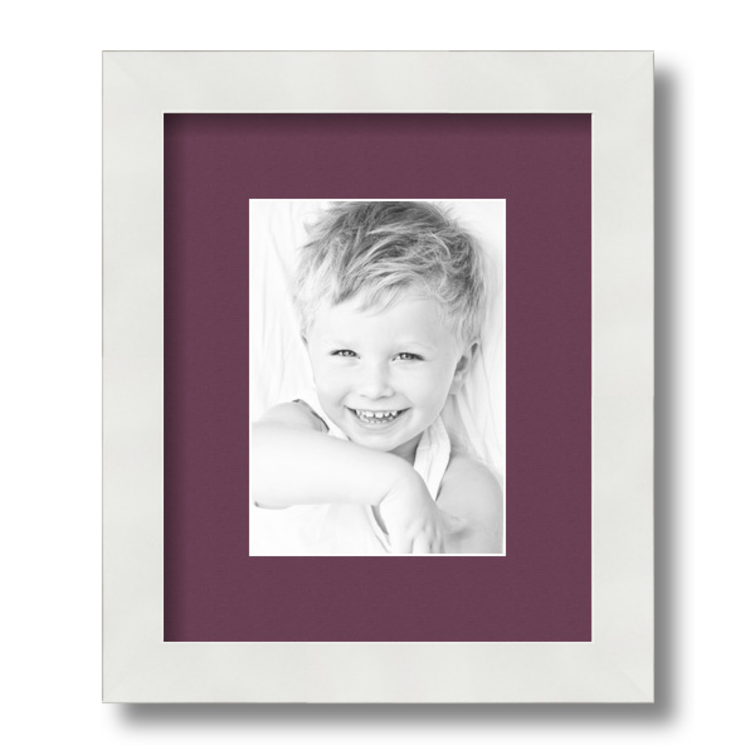 ArtToFrames Matted 9x11 White Picture Frame with 2" Mat, 5x7 Opening 3966 - Picture 370 of 489
