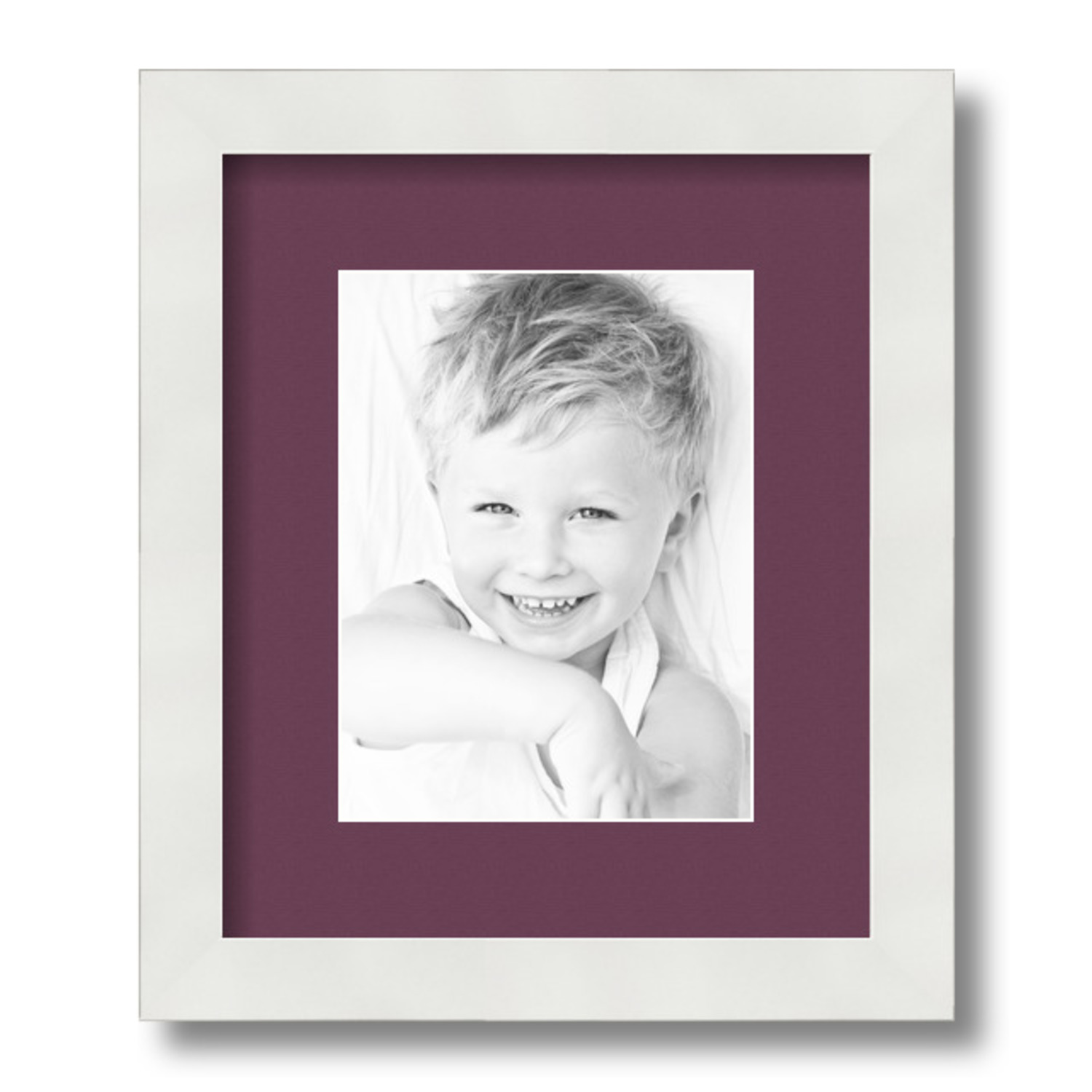 ArtToFrames Matted 10x12 White Picture Frame with 2" Mat, 6x8 Opening 3966 - Picture 370 of 489