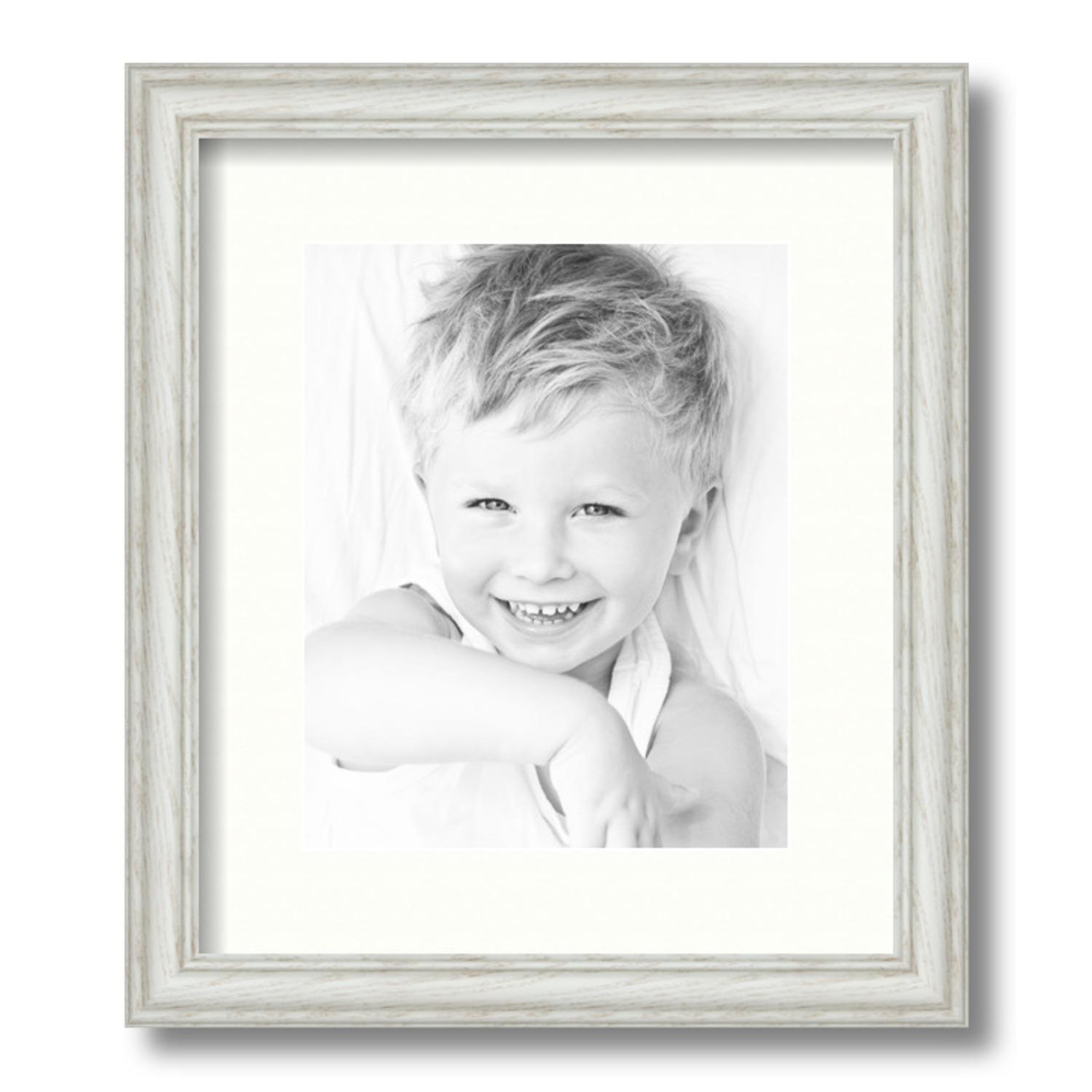 ArtToFrames Matted 12x14 White Picture Frame with 2" Mat, 8x10 Opening 4098