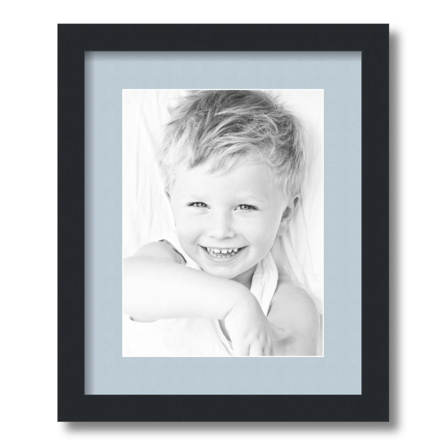 ArtToFrames Matted 13x16 Black Picture Frame with 2" Mat, 9x12 Opening 3926