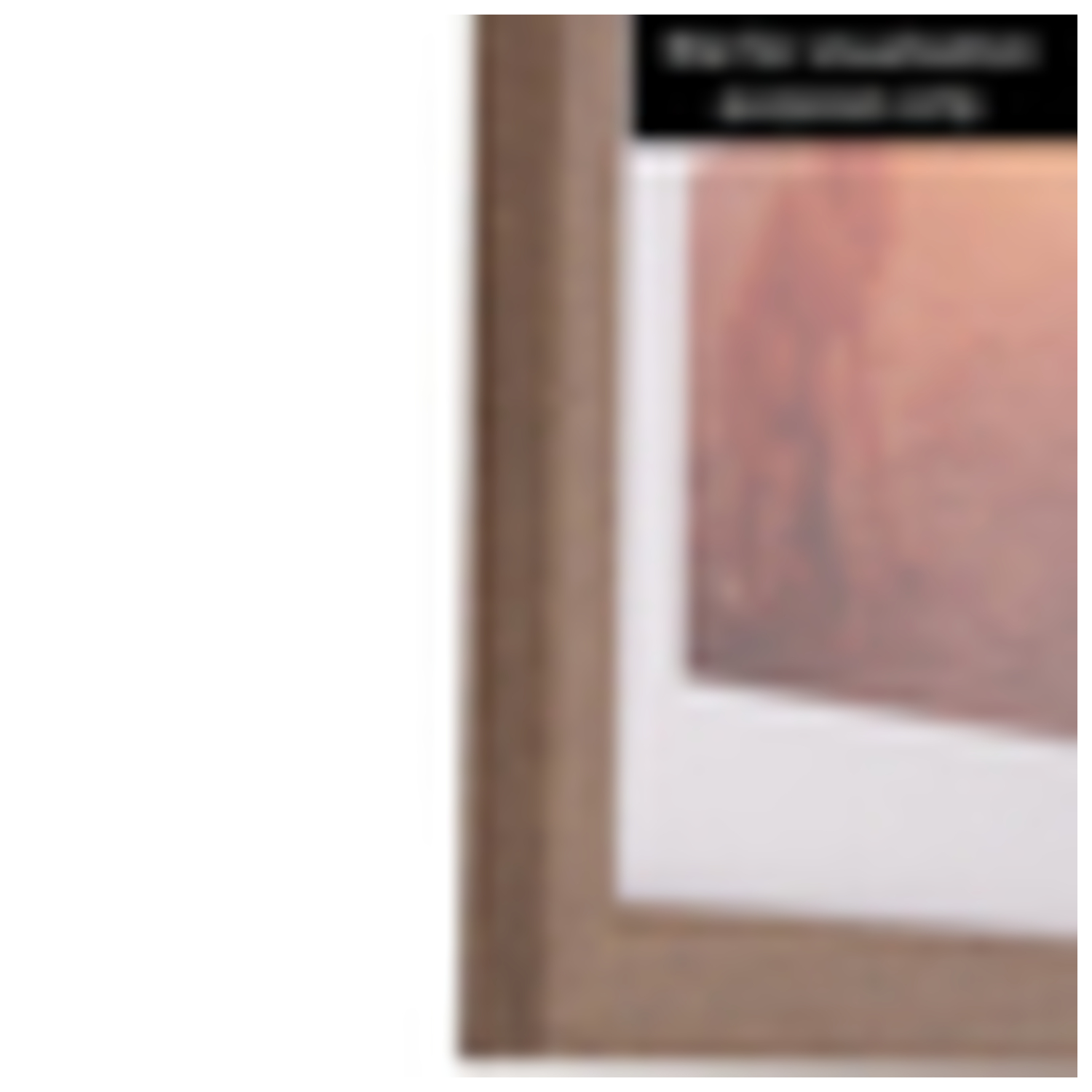ArtToFrames 6 x 25" Modern Custom Picture Poster Frame 1.25" Wide A46CG - Picture 18 of 75