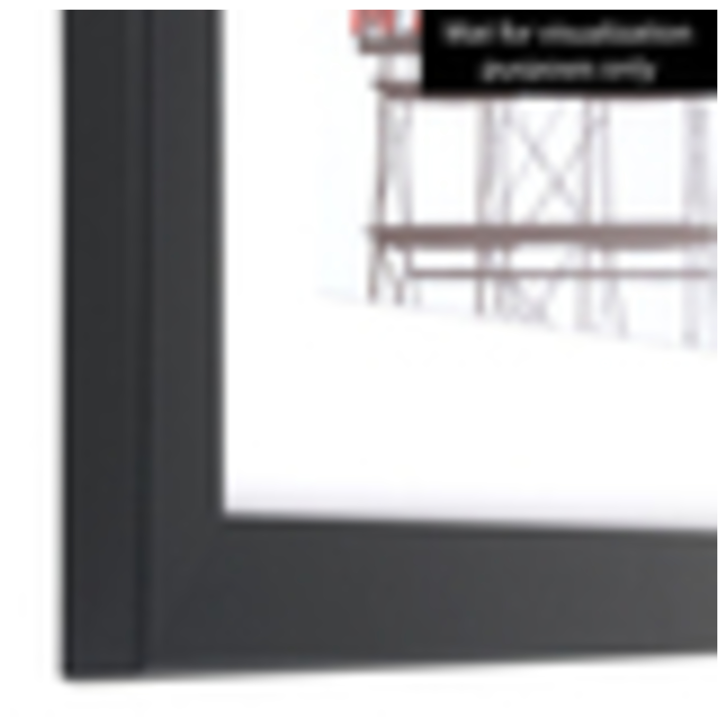 ArtToFrames 10 x 19" Moderner individueller Bild Poster Rahmen 1,25" breit A35GK - Bild 4 von 8