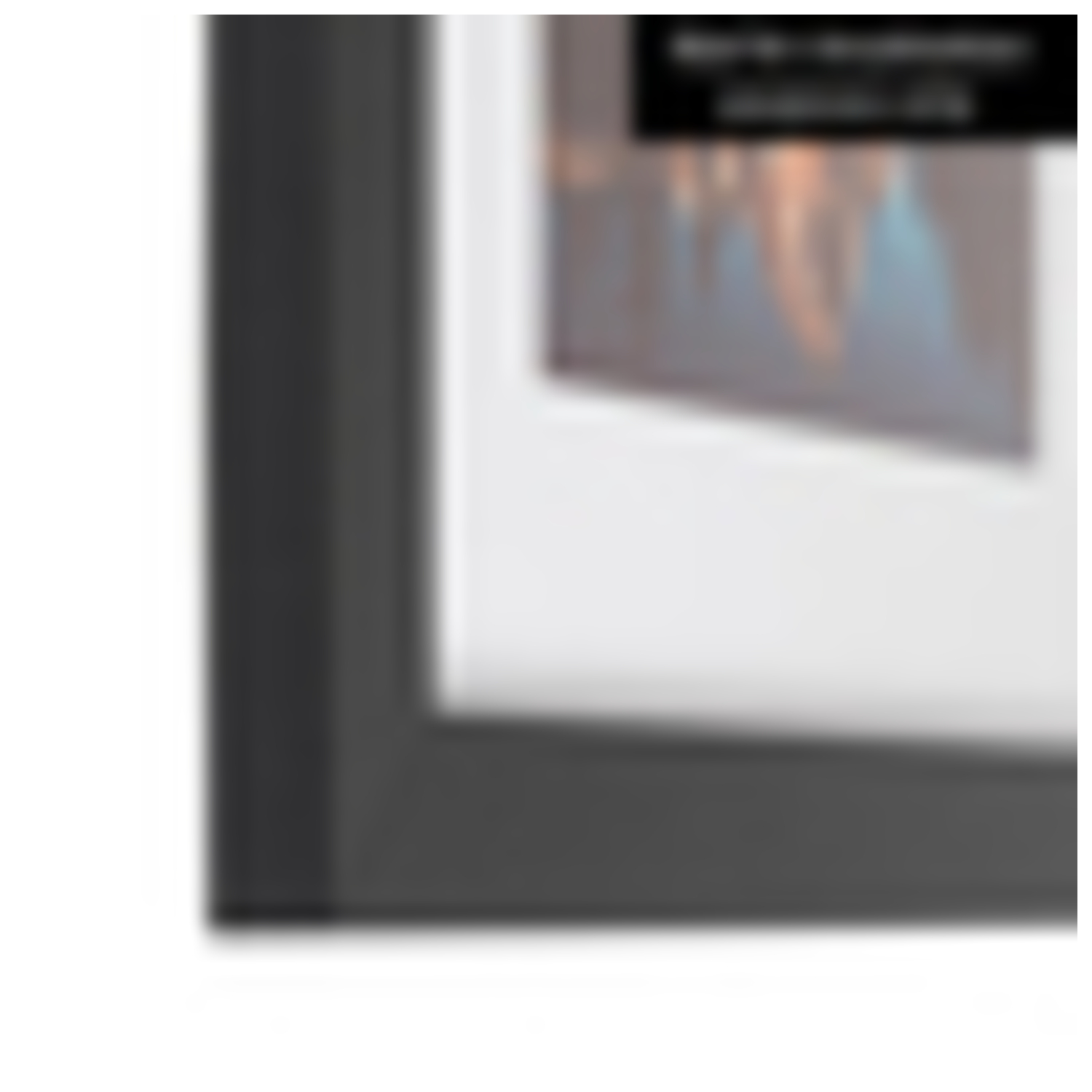 ArtToFrames 11 x 30" Modern Custom Picture Poster Frame 1.25" Wide A46HV - Picture 4 of 75