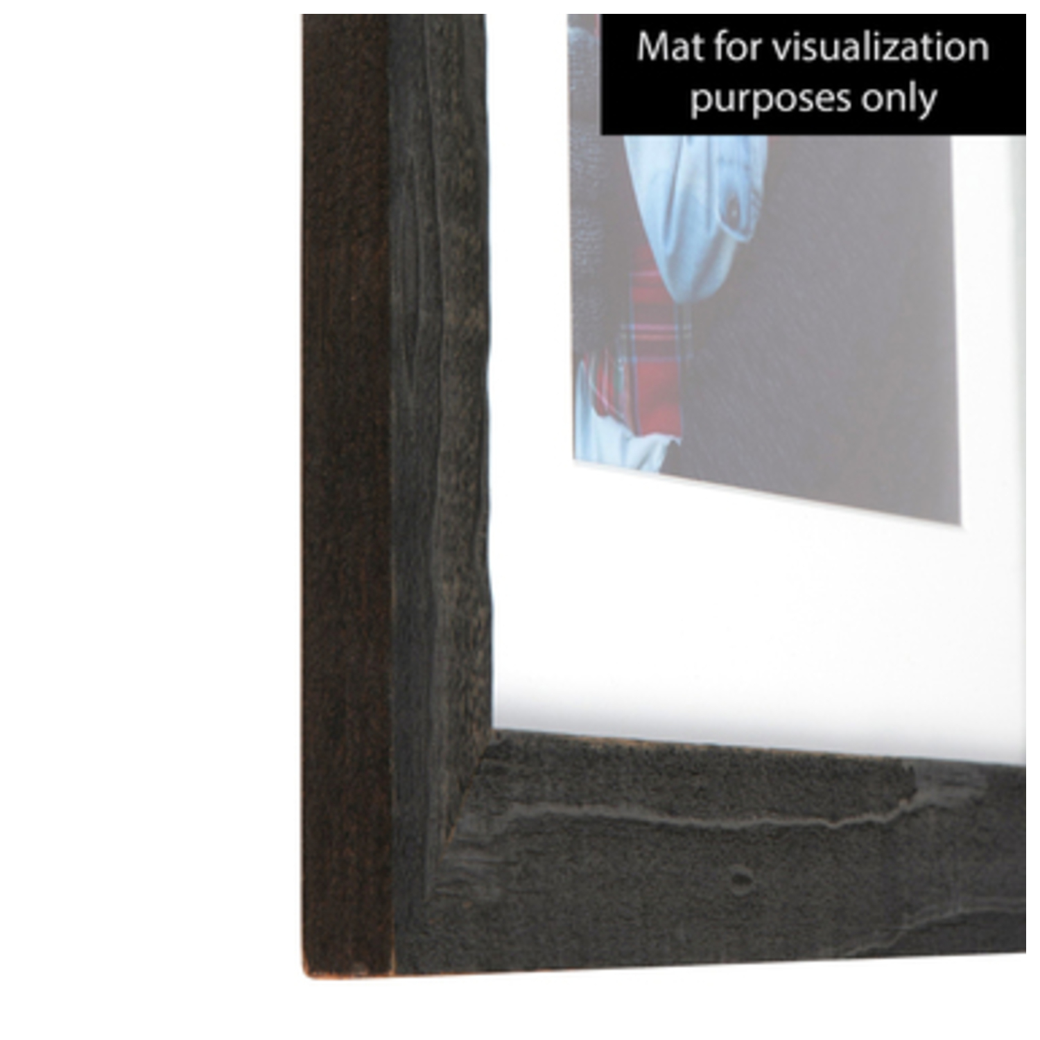 ArtToFrames 4 x 4" Rustic Custom Picture Poster Frame 1.5" Wide A53A - Picture 4 of 19