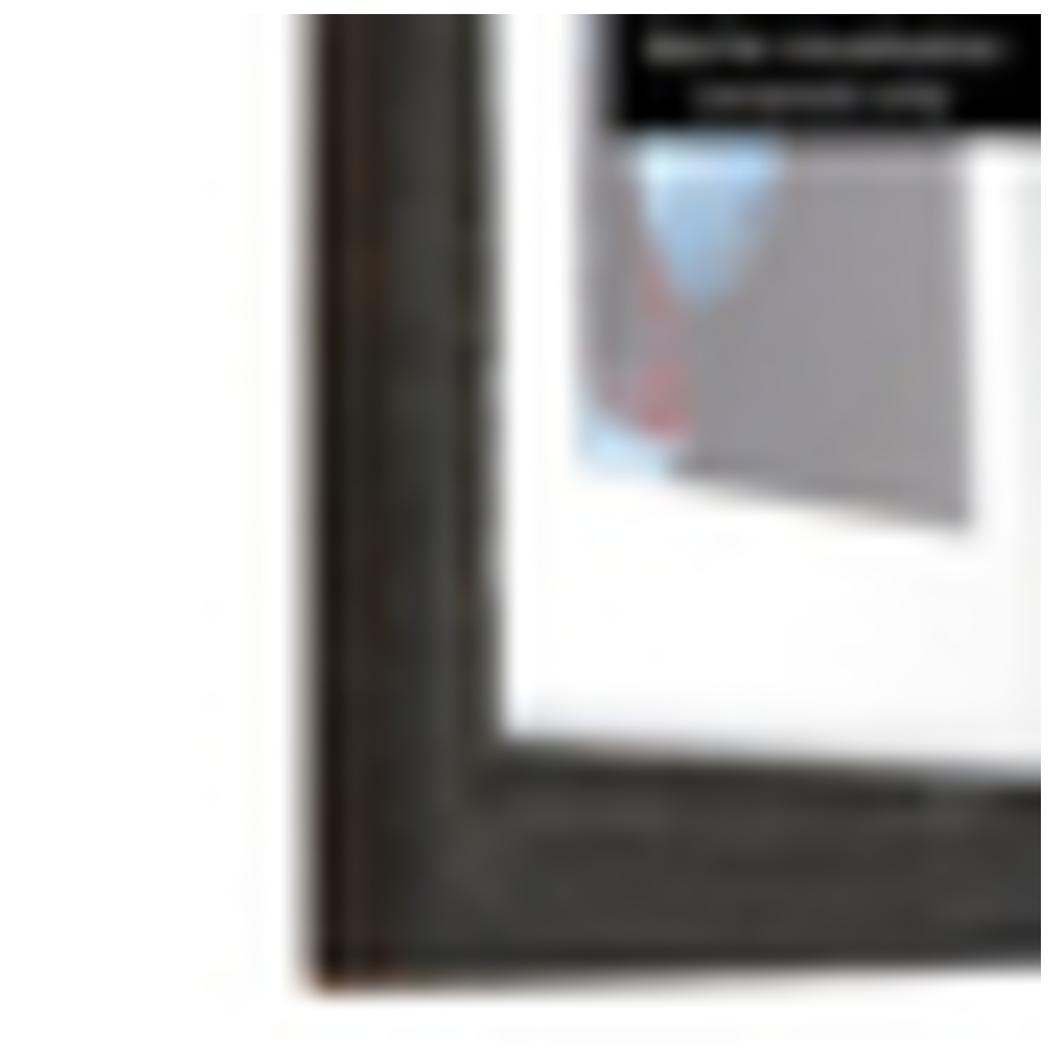 ArtToFrames 17 x 34" Rustic Custom Picture Poster Frame 1.5" Wide A53NE - Picture 4 of 19