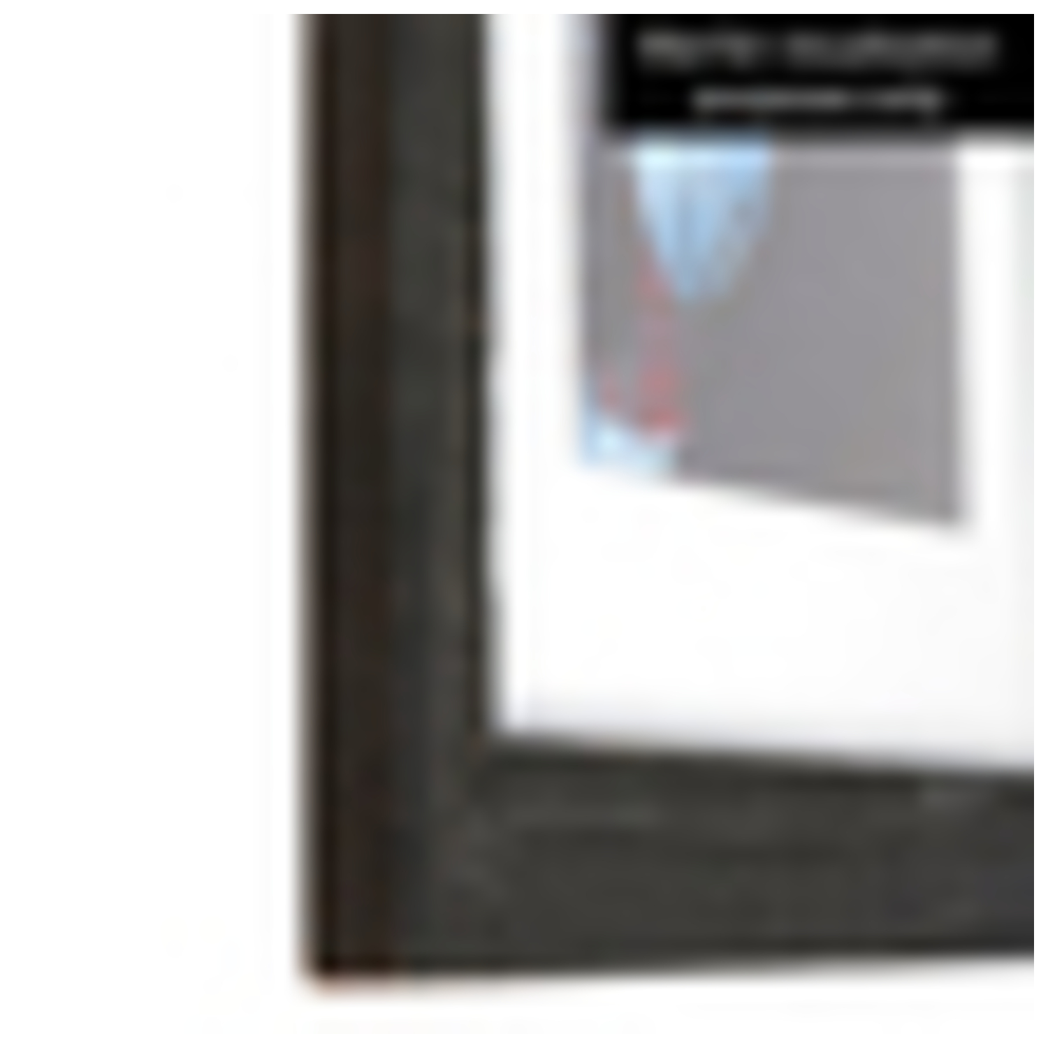 ArtToFrames 4 x 28" Rustic Custom Picture Poster Frame 1.5" Wide A53Y - Picture 4 of 19