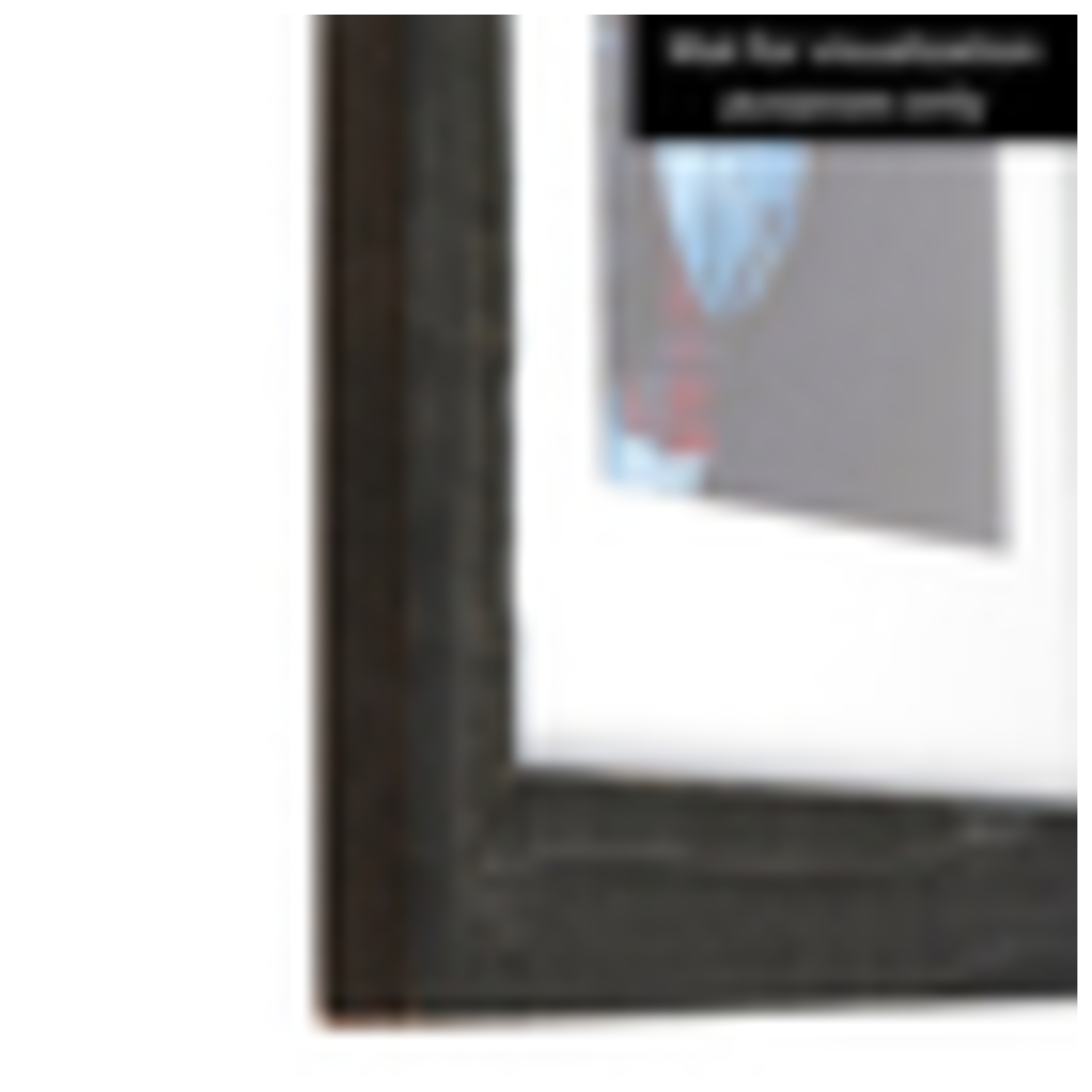 ArtToFrames 21 x 22" Rustic Custom Picture Poster Frame 1.5" Wide A53PK - Picture 4 of 19